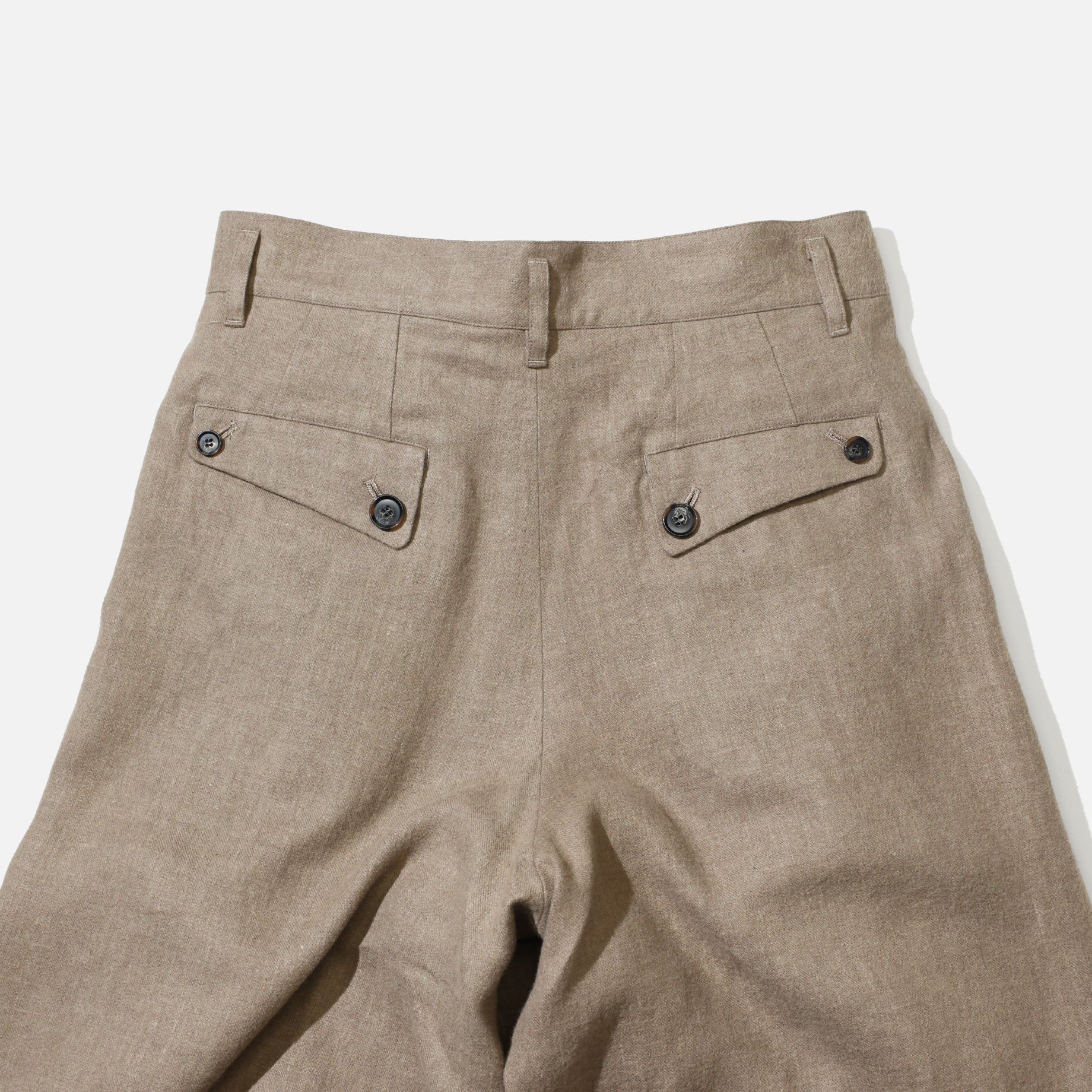 BALLOON WIDE SLACKS（BEIGE）