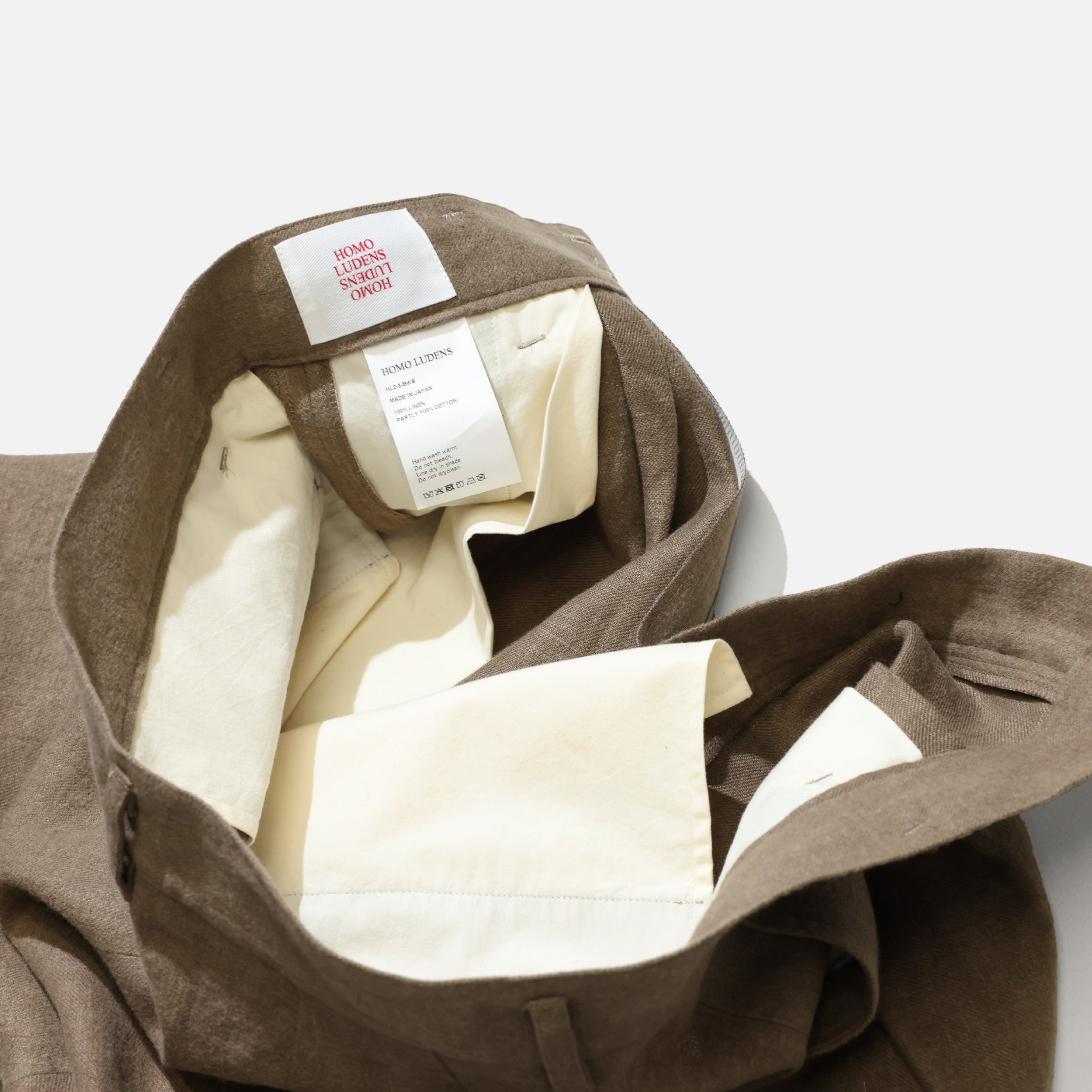 BALLOON WIDE SLACKS（BEIGE）