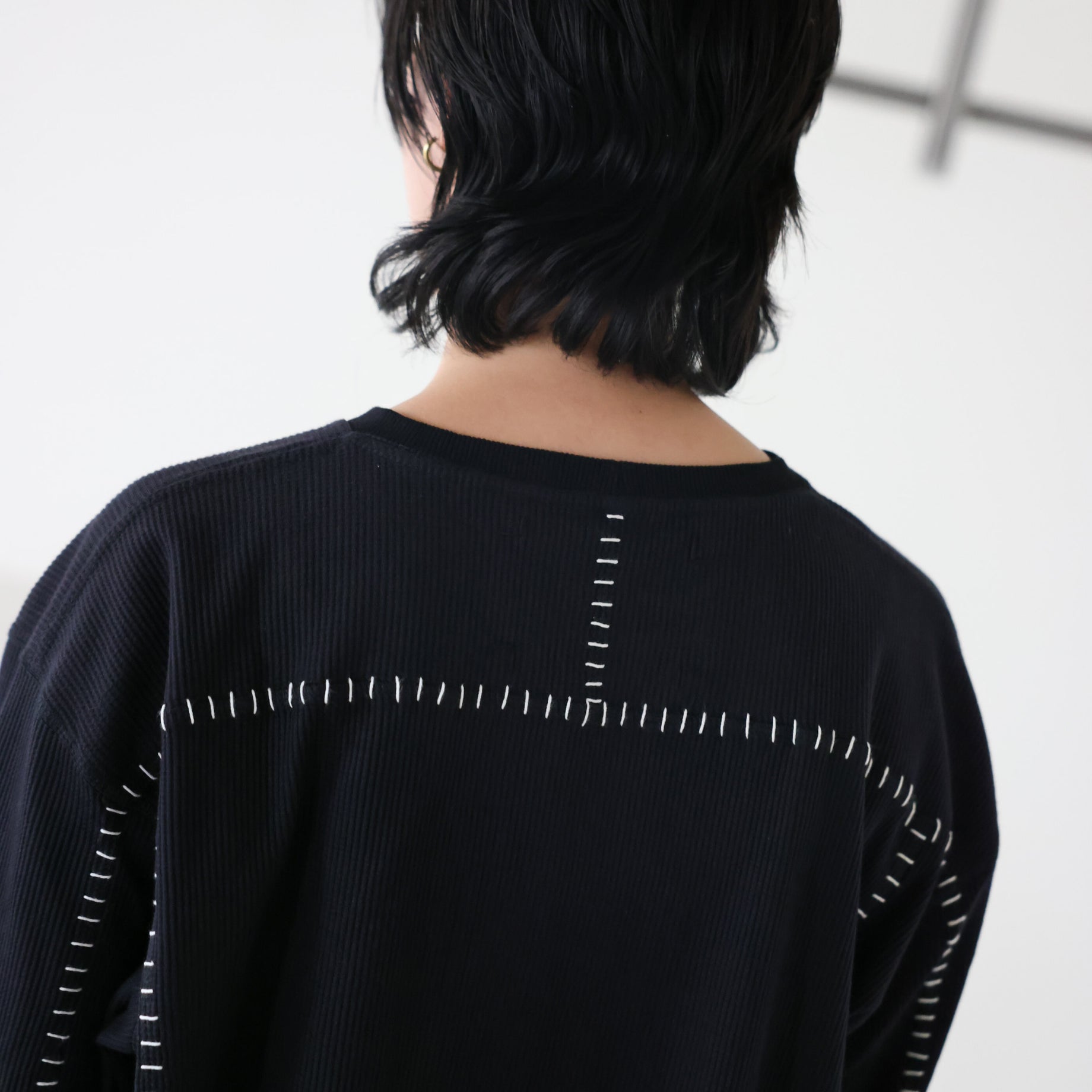 ARTISAN MAP LONG SLEEVE TEE（BLACK）