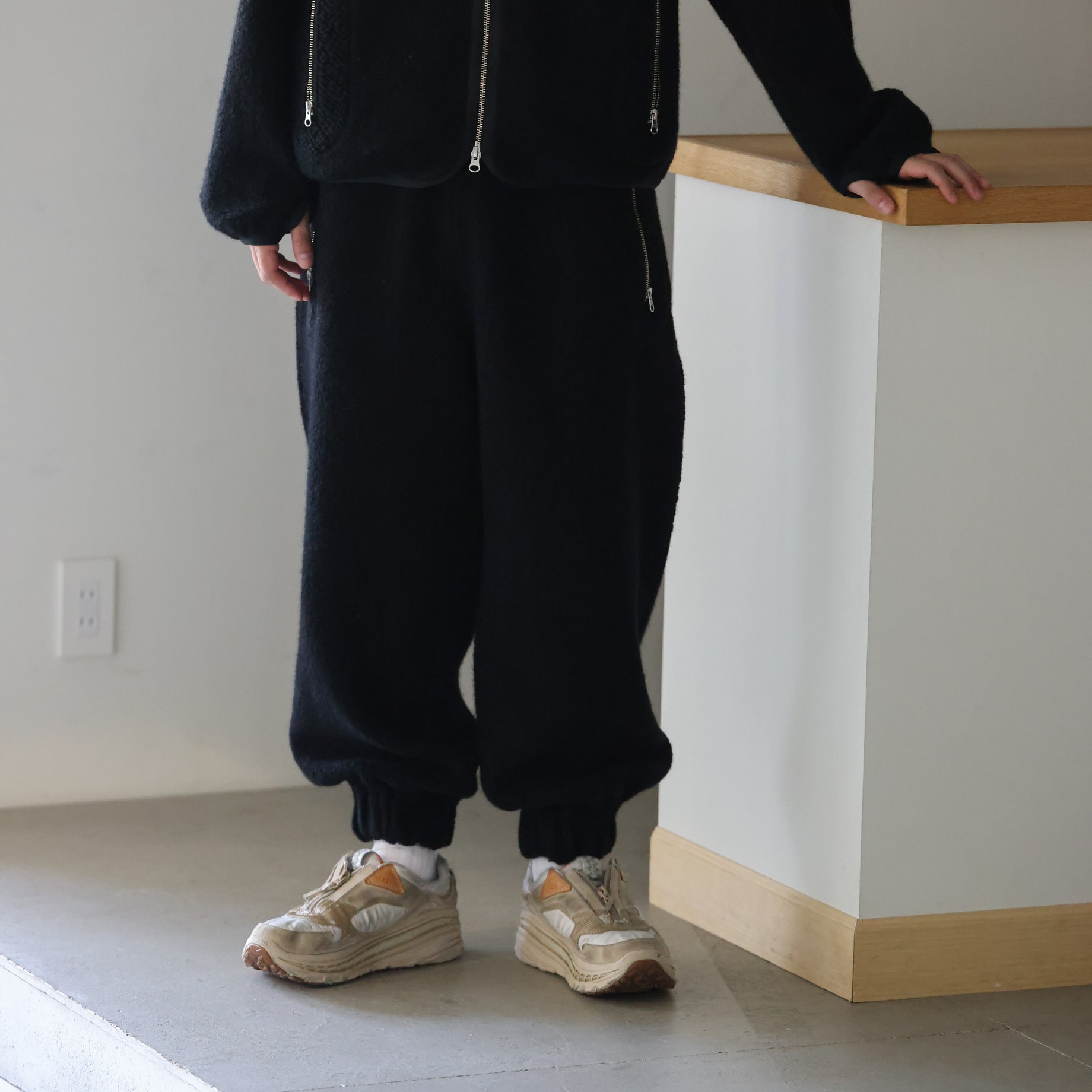 WOOL BOA PT （BLACK）