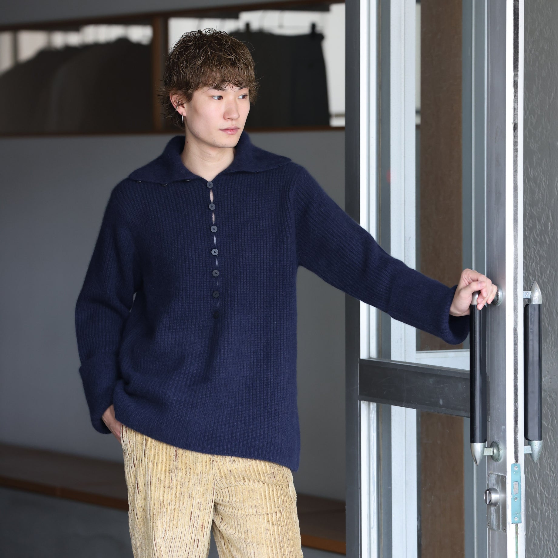 BUTTONED DRIVERS（NAVY）