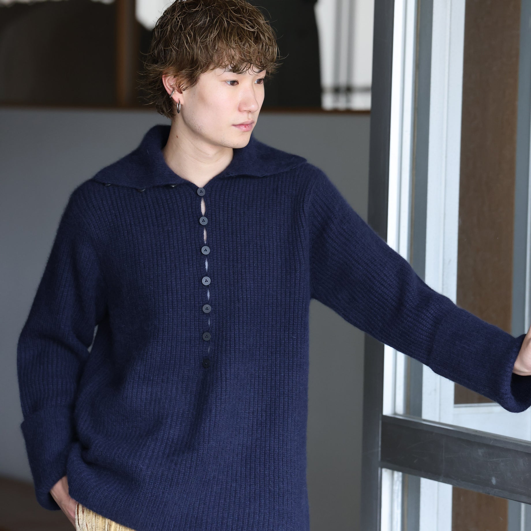 BUTTONED DRIVERS（NAVY）