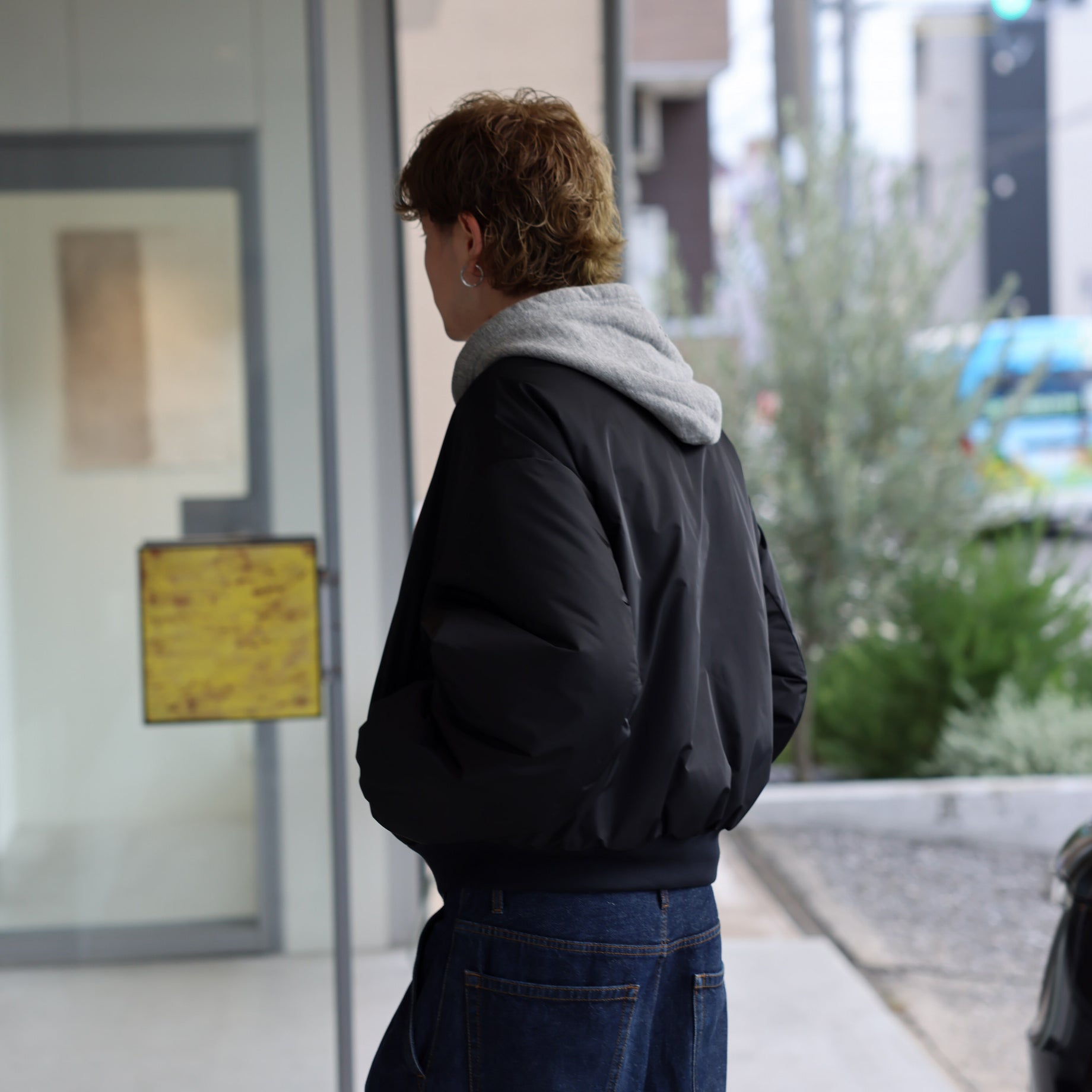 HIDDEN BOMBER JACKET （BLACK）