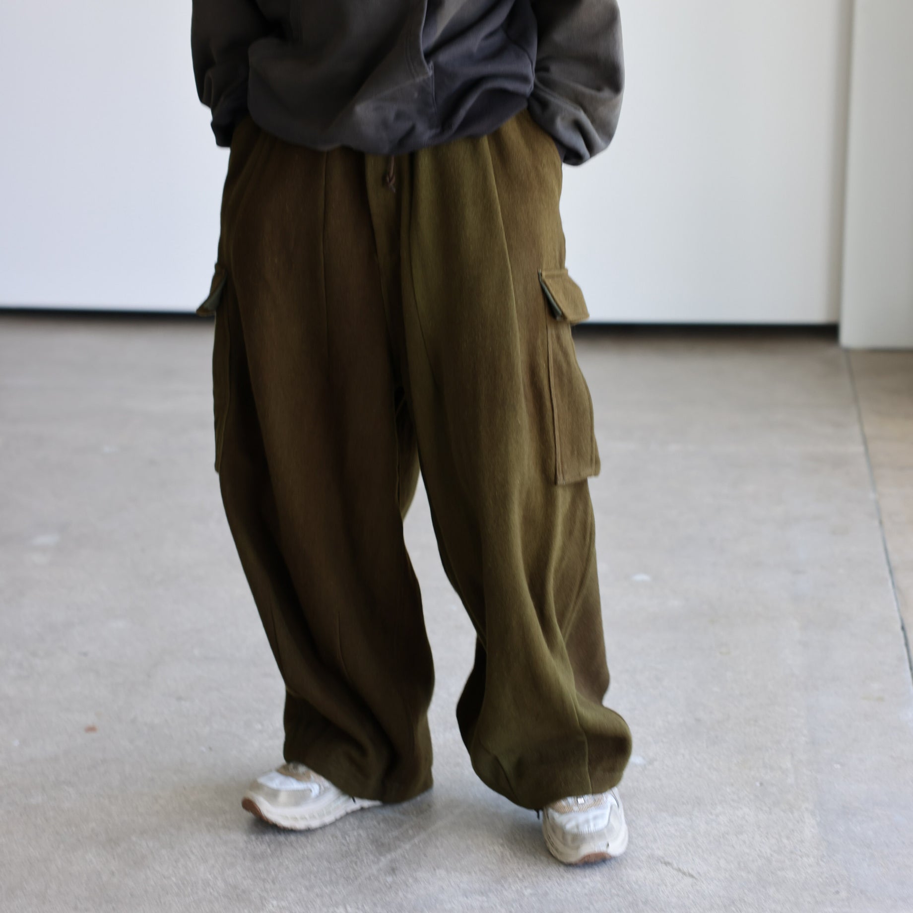 H.D BDU Pant - Wool Uneven Dye（OLIVE）