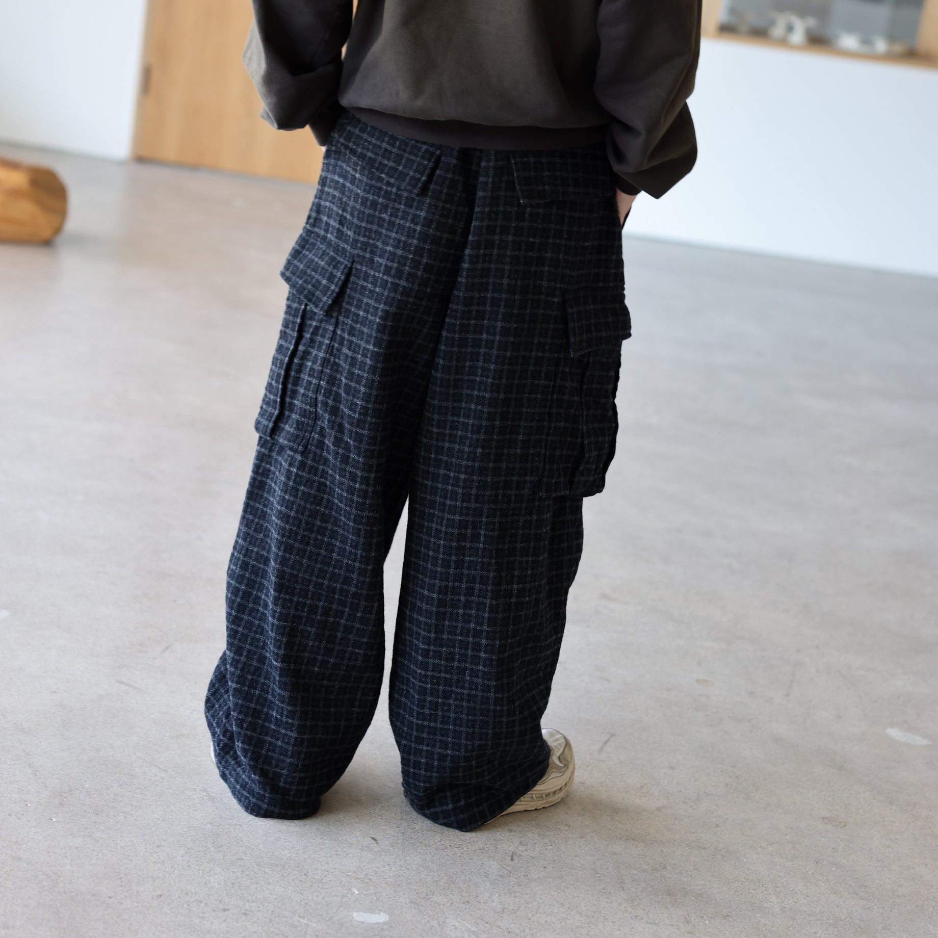 H.D BDU Pant - Wool Tweed Plaid（CHARCOAL）