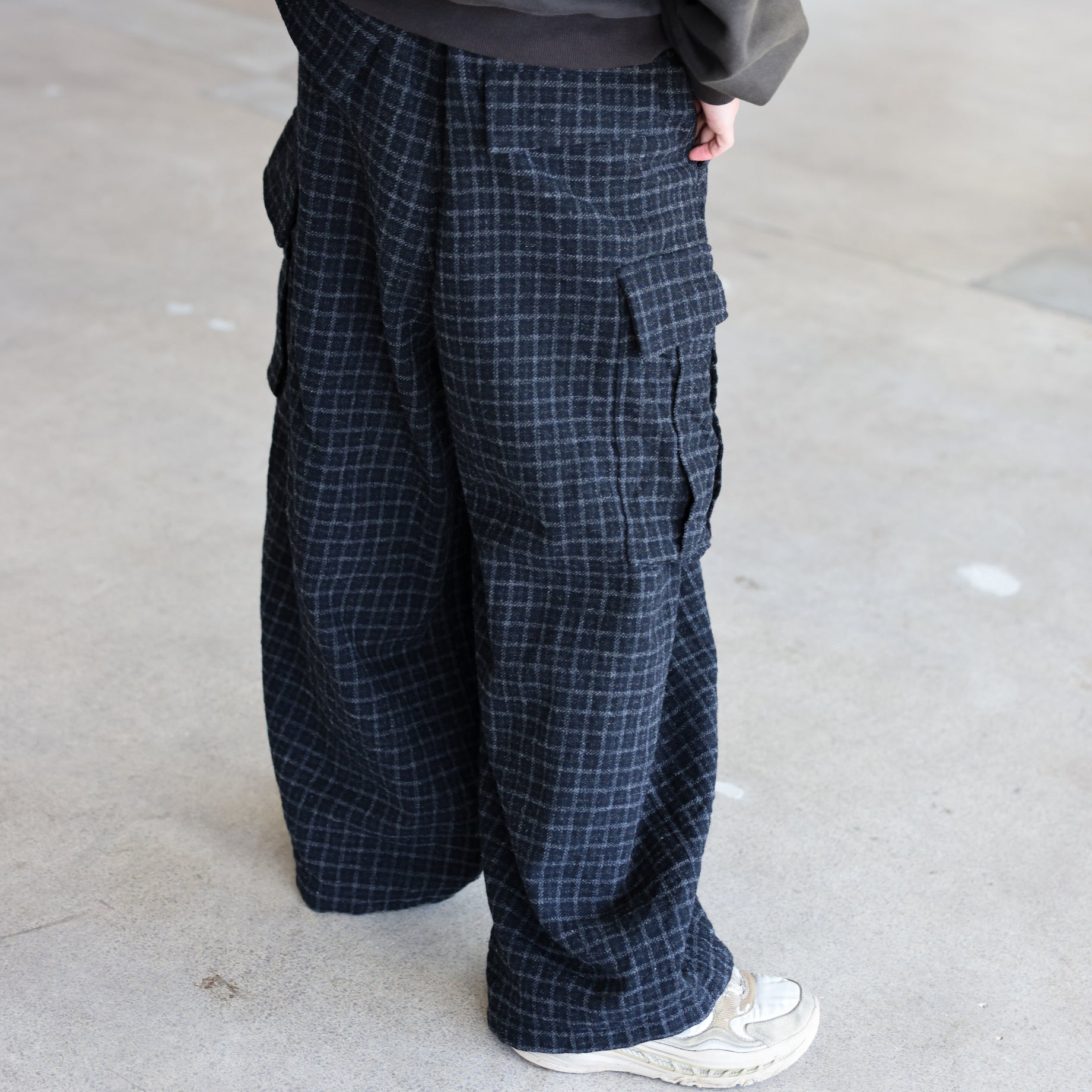 H.D BDU Pant - Wool Tweed Plaid（CHARCOAL）