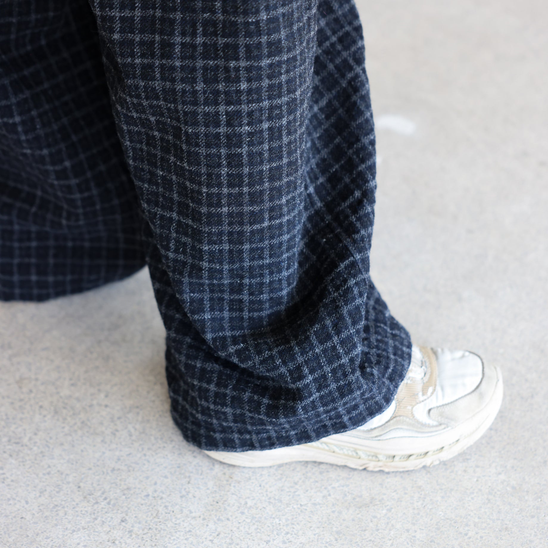 H.D BDU Pant - Wool Tweed Plaid（CHARCOAL）