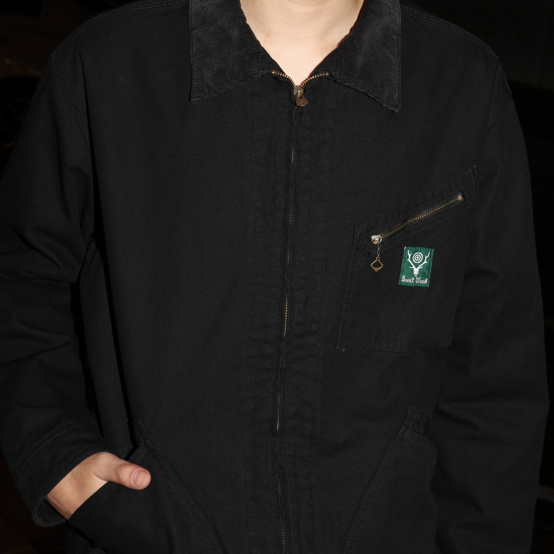 WORK JACKET - 11.5OZ COTTON CANVAS （BLACK）