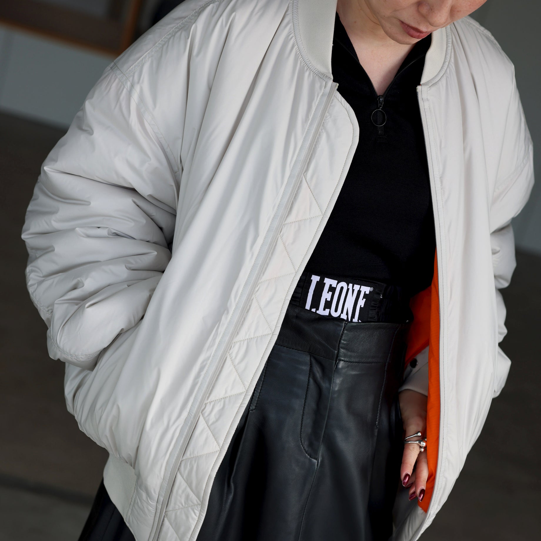 2WAY MA-1（IVORY）