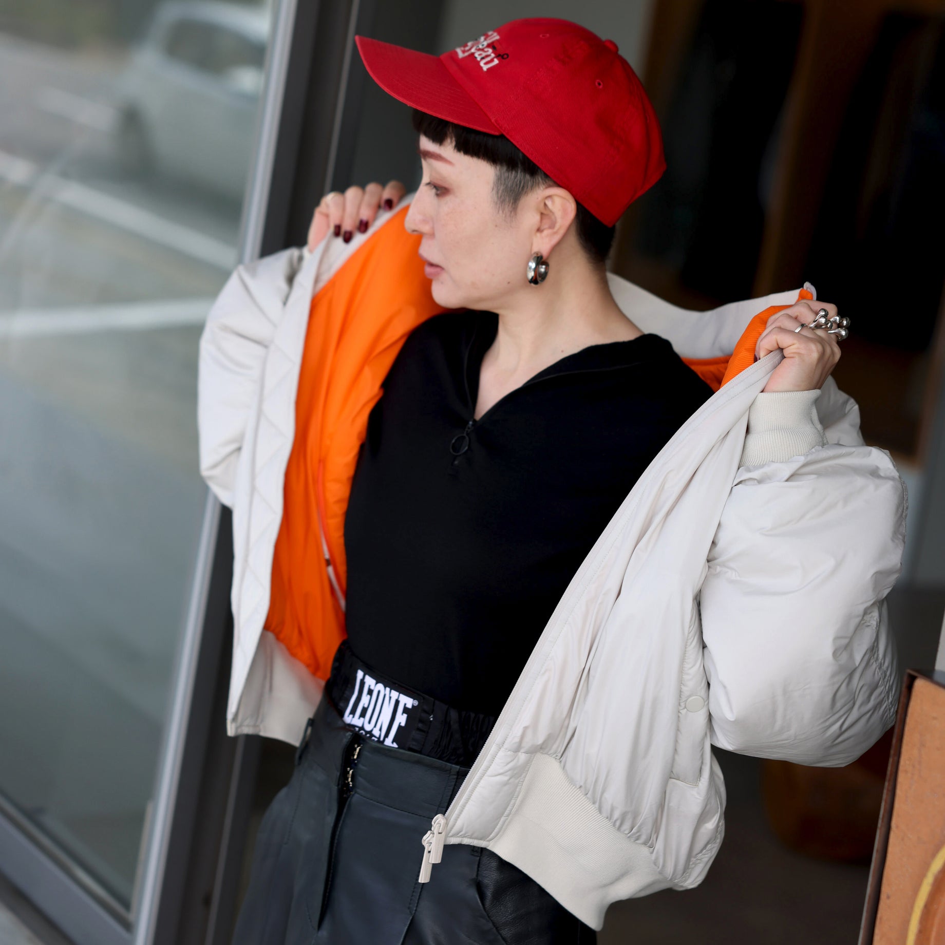 2WAY MA-1（IVORY）