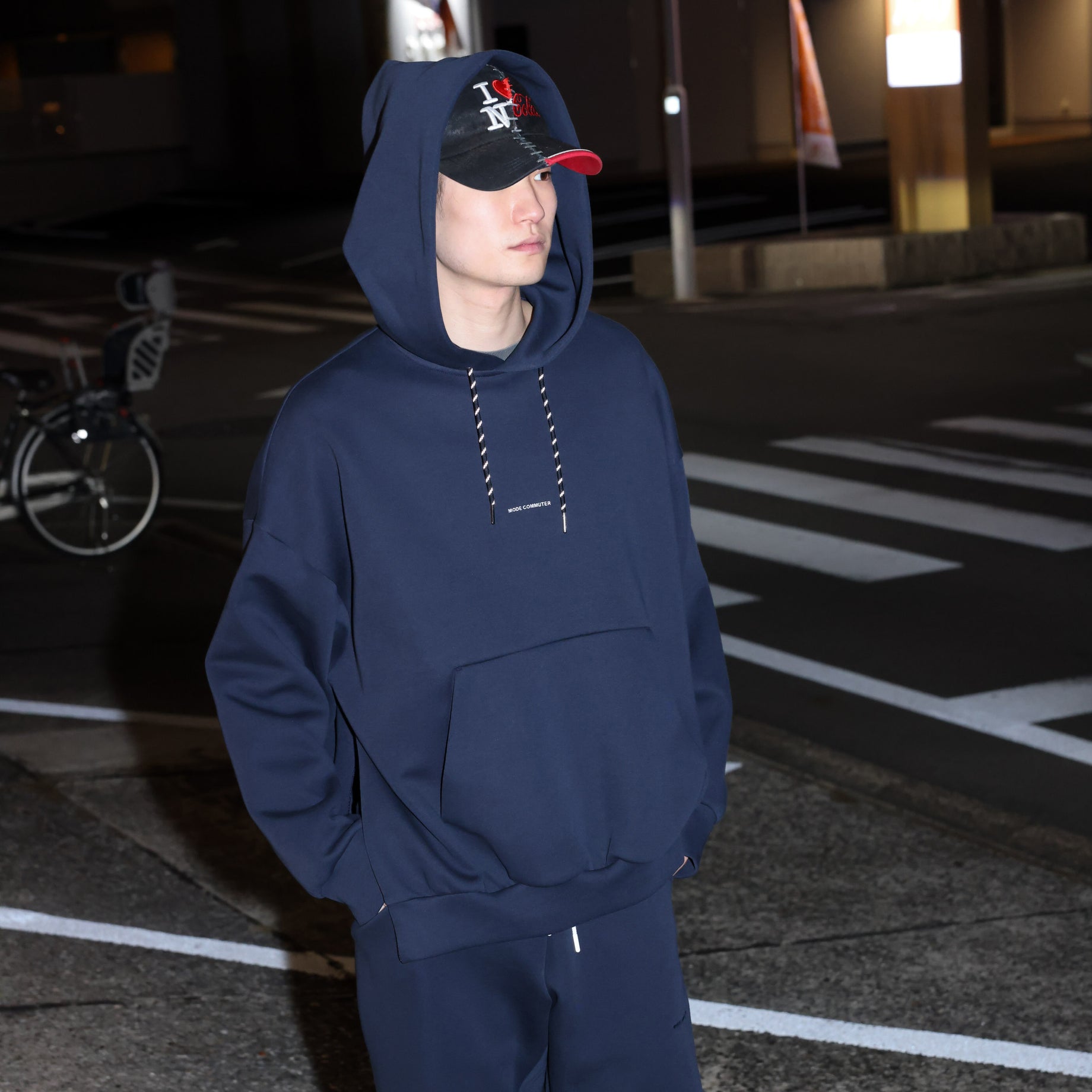 2WAY HOODIE（NAVY）