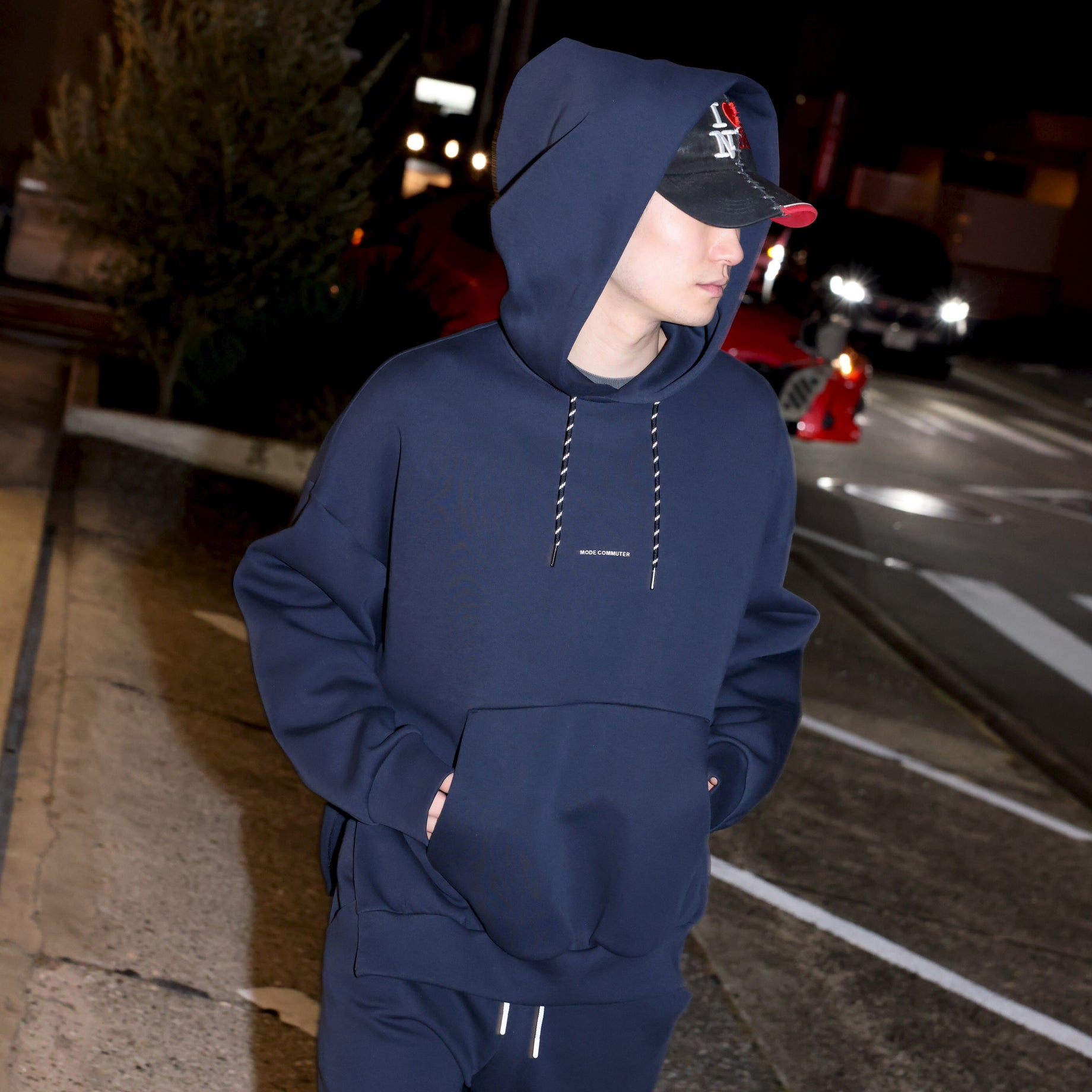 2WAY HOODIE（NAVY）