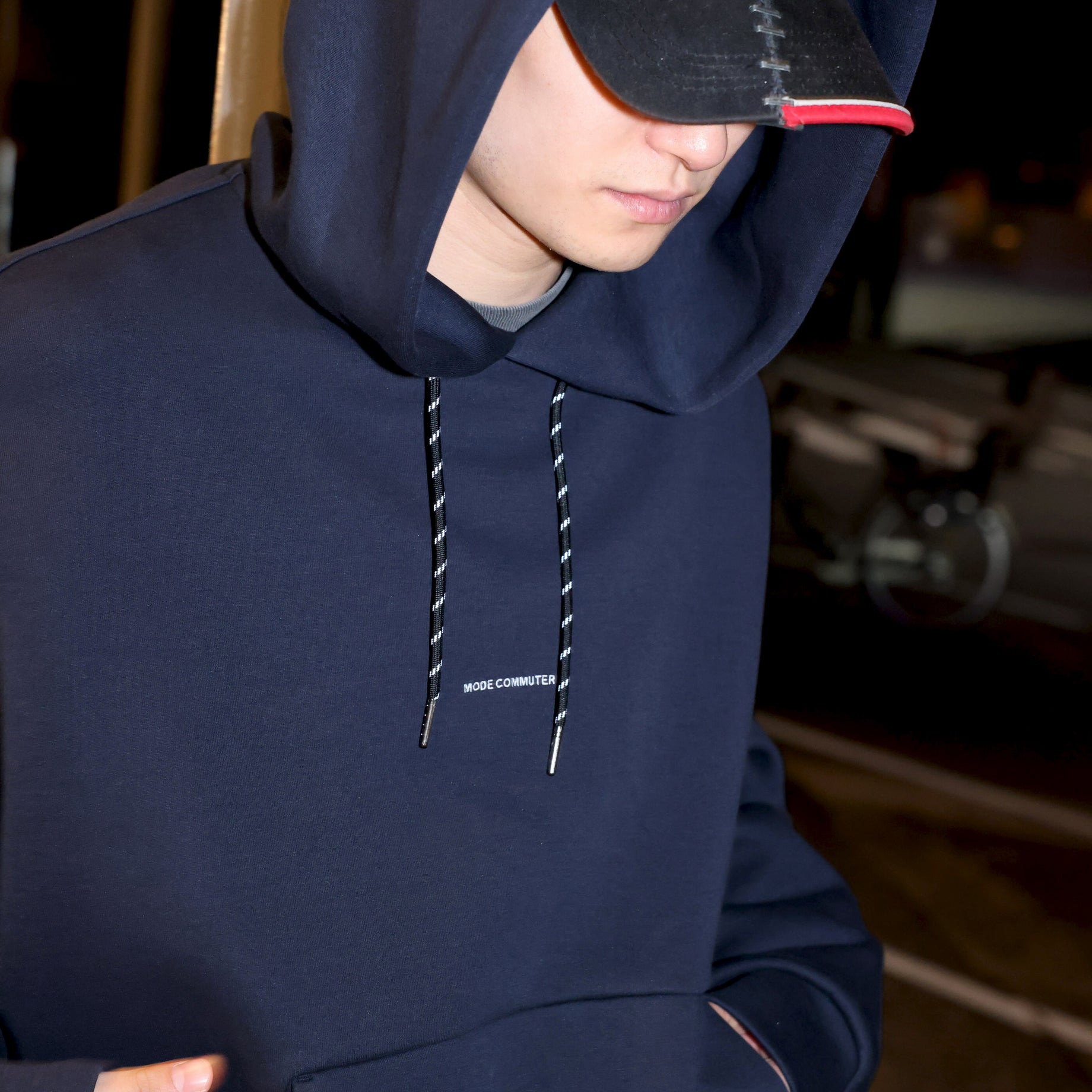 2WAY HOODIE（NAVY）