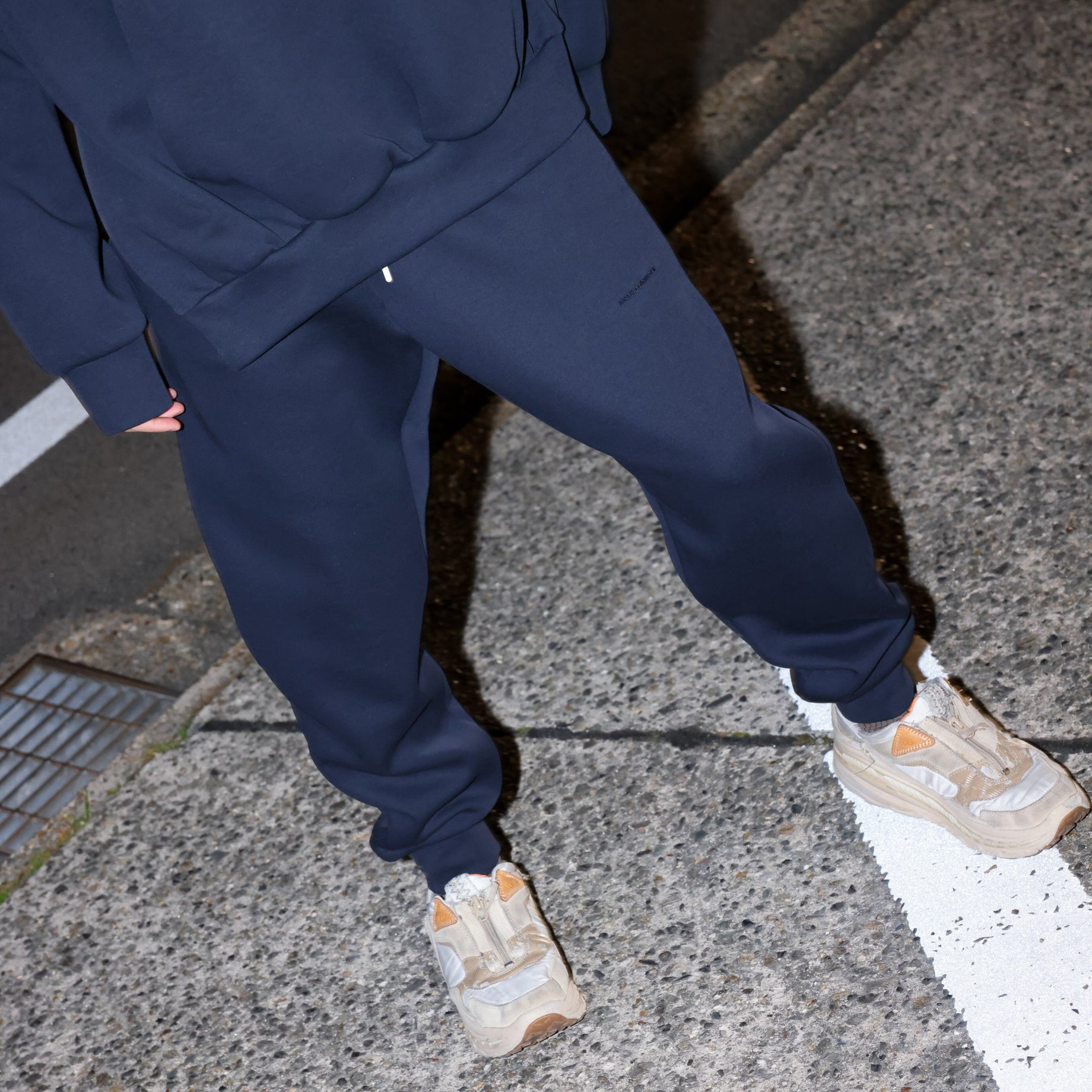 DOUBLE KNIT JOGGER（NAVY）