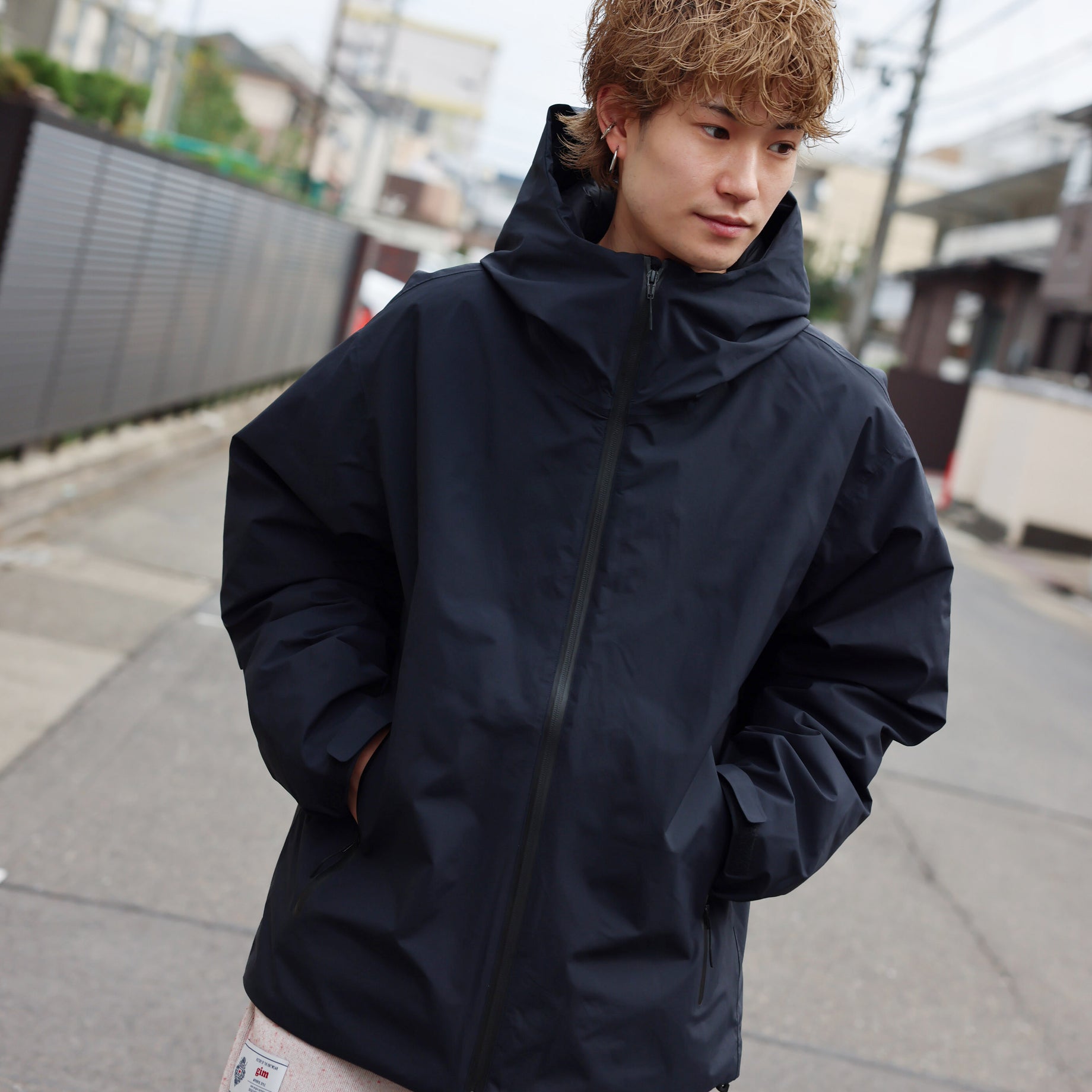 3LYR DOWN HOODIE（NAVY）