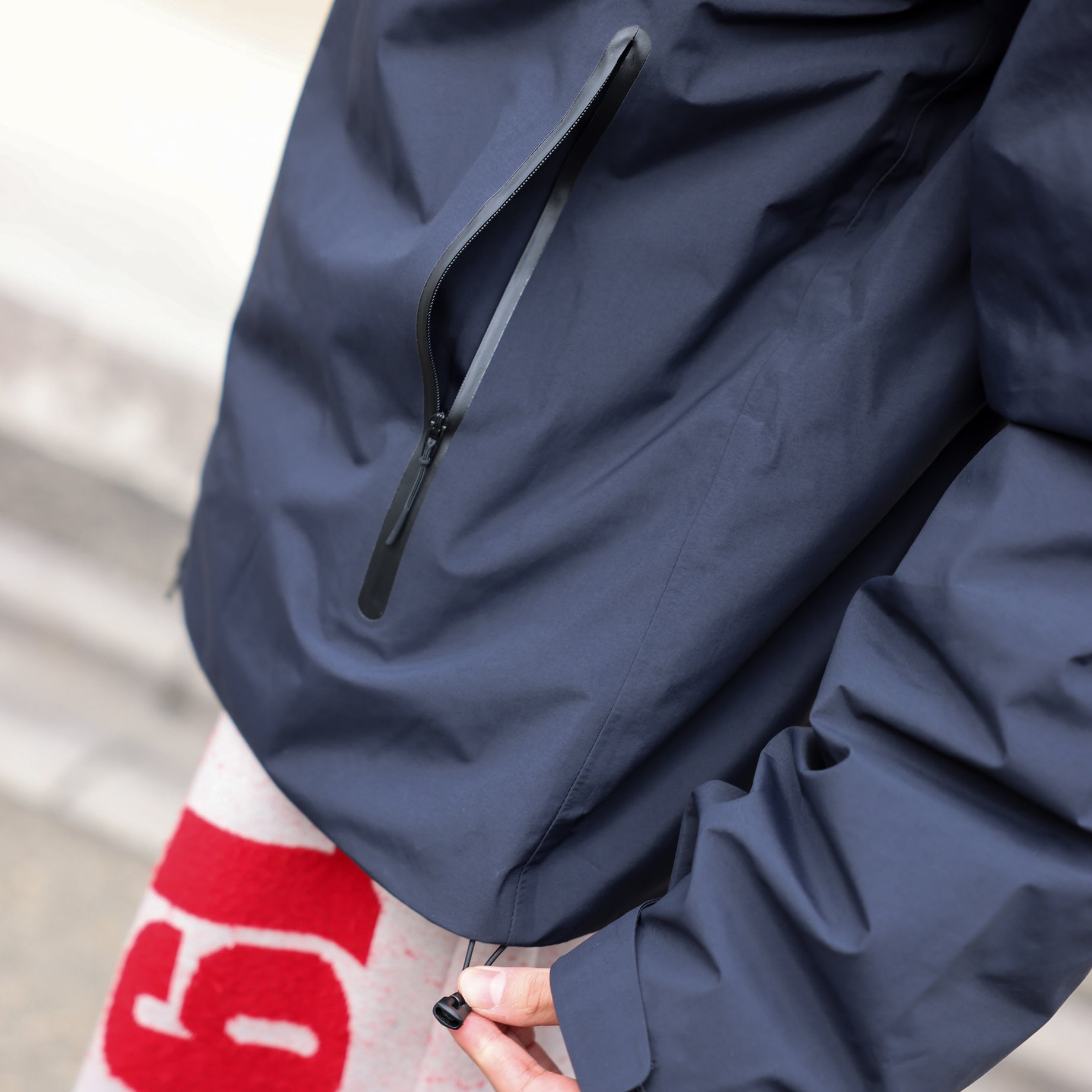 3LYR DOWN HOODIE（NAVY）