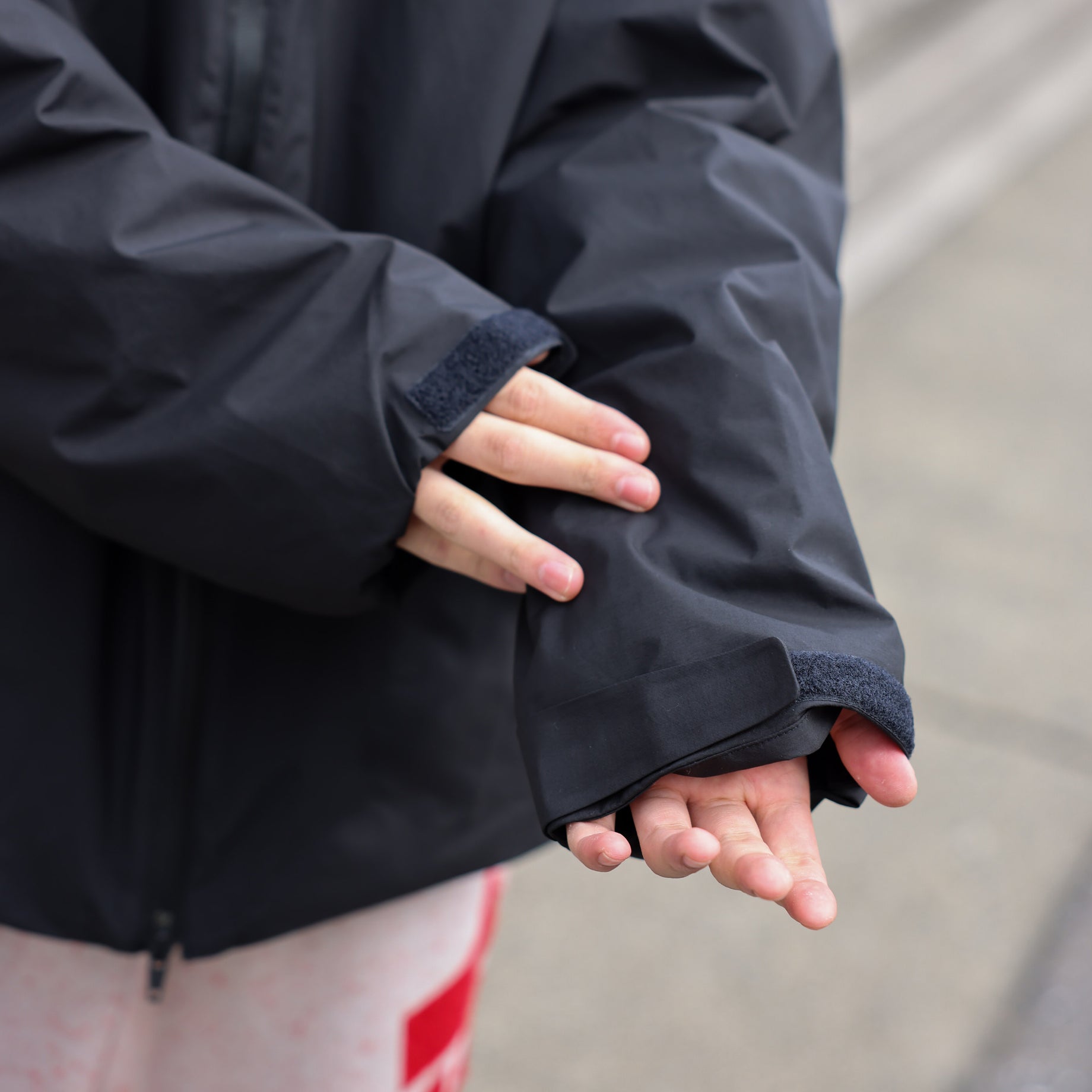 3LYR DOWN HOODIE（BLACK）