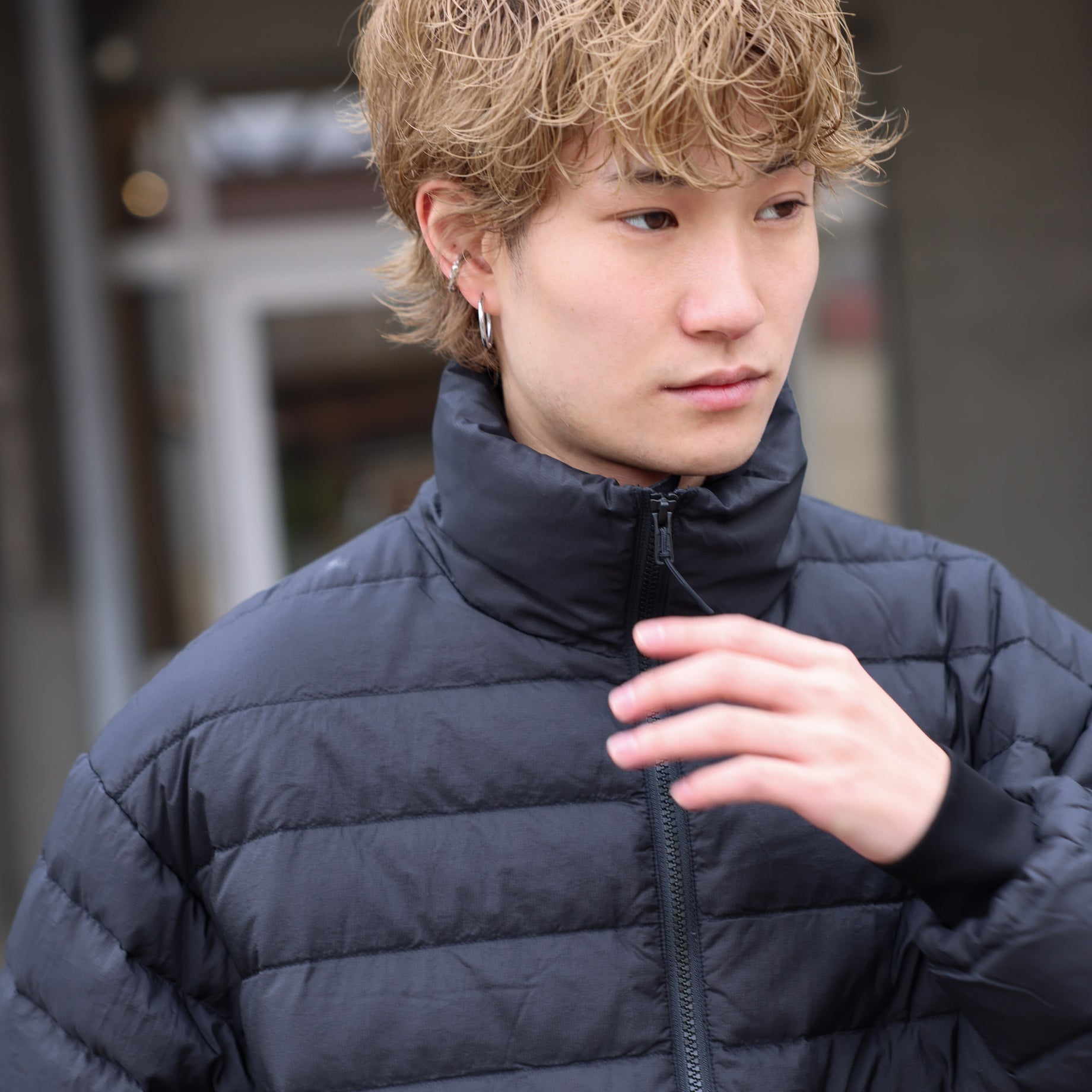 MIDDLE DOWN JACKET（BLACK）