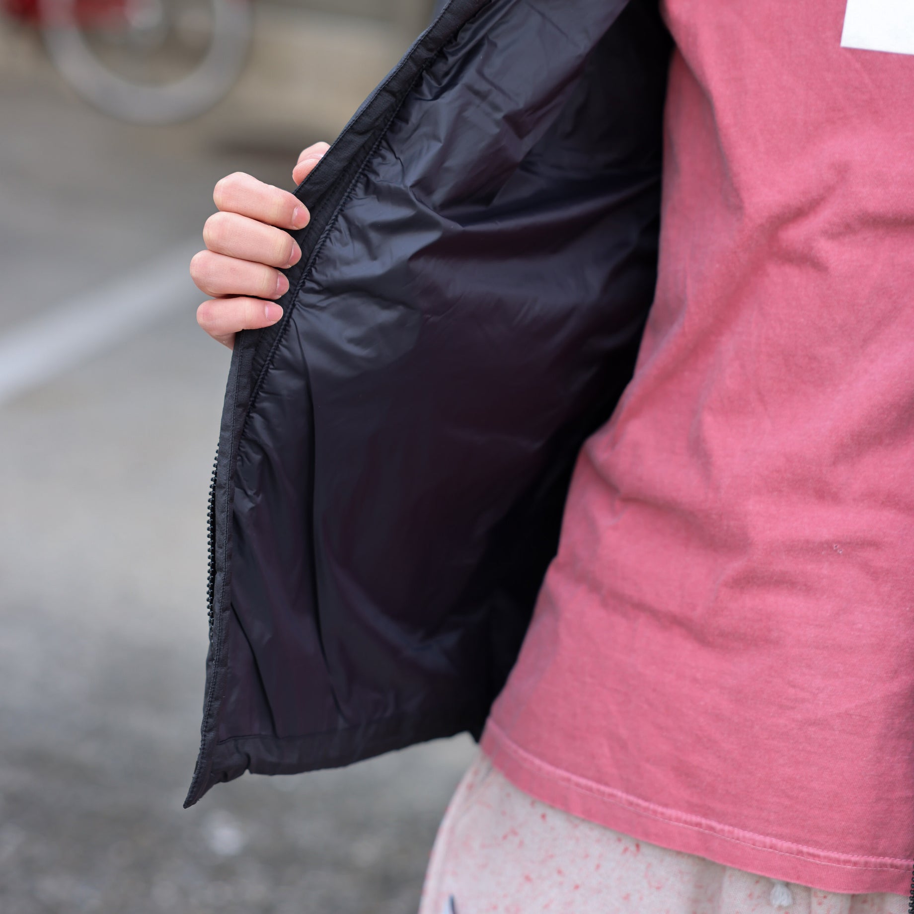 MIDDLE DOWN JACKET（BLACK）
