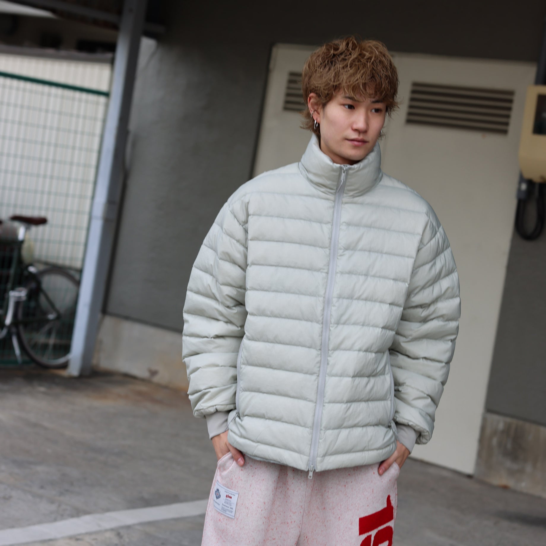 MIDDLE DOWN JACKET（LT.GRAY）