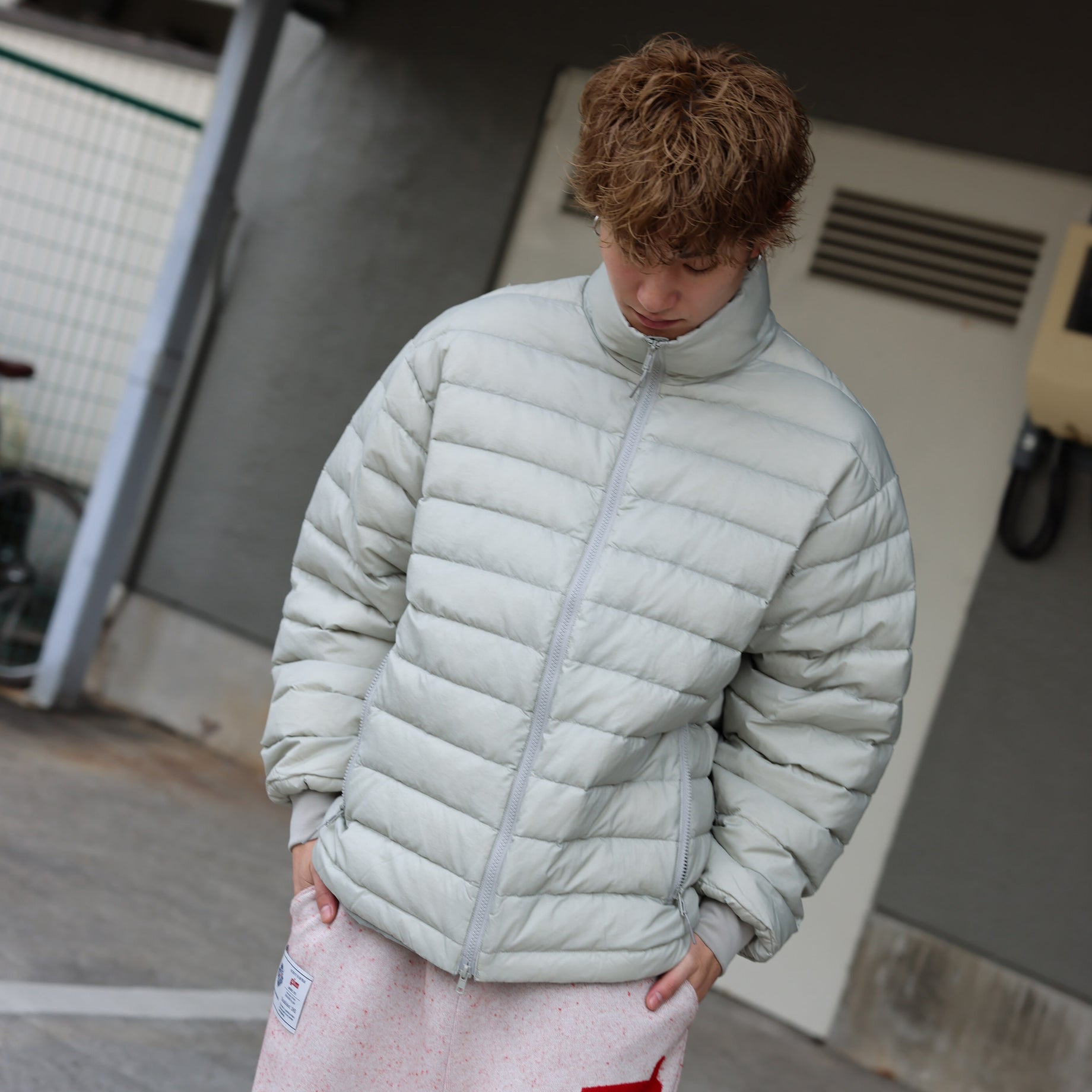 MIDDLE DOWN JACKET（LT.GRAY）