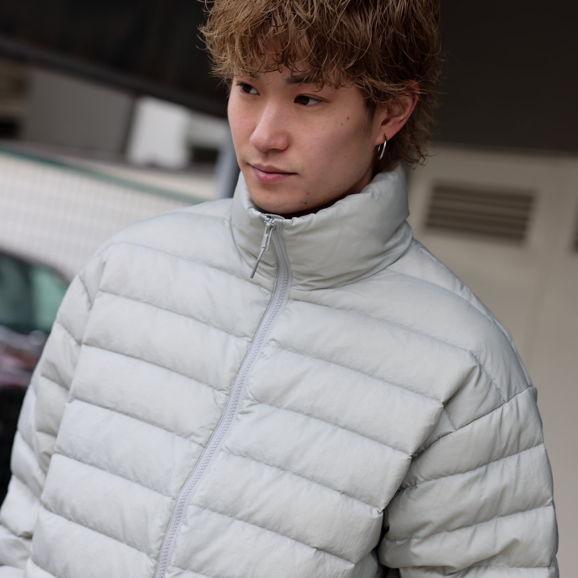 MIDDLE DOWN JACKET（LT.GRAY）