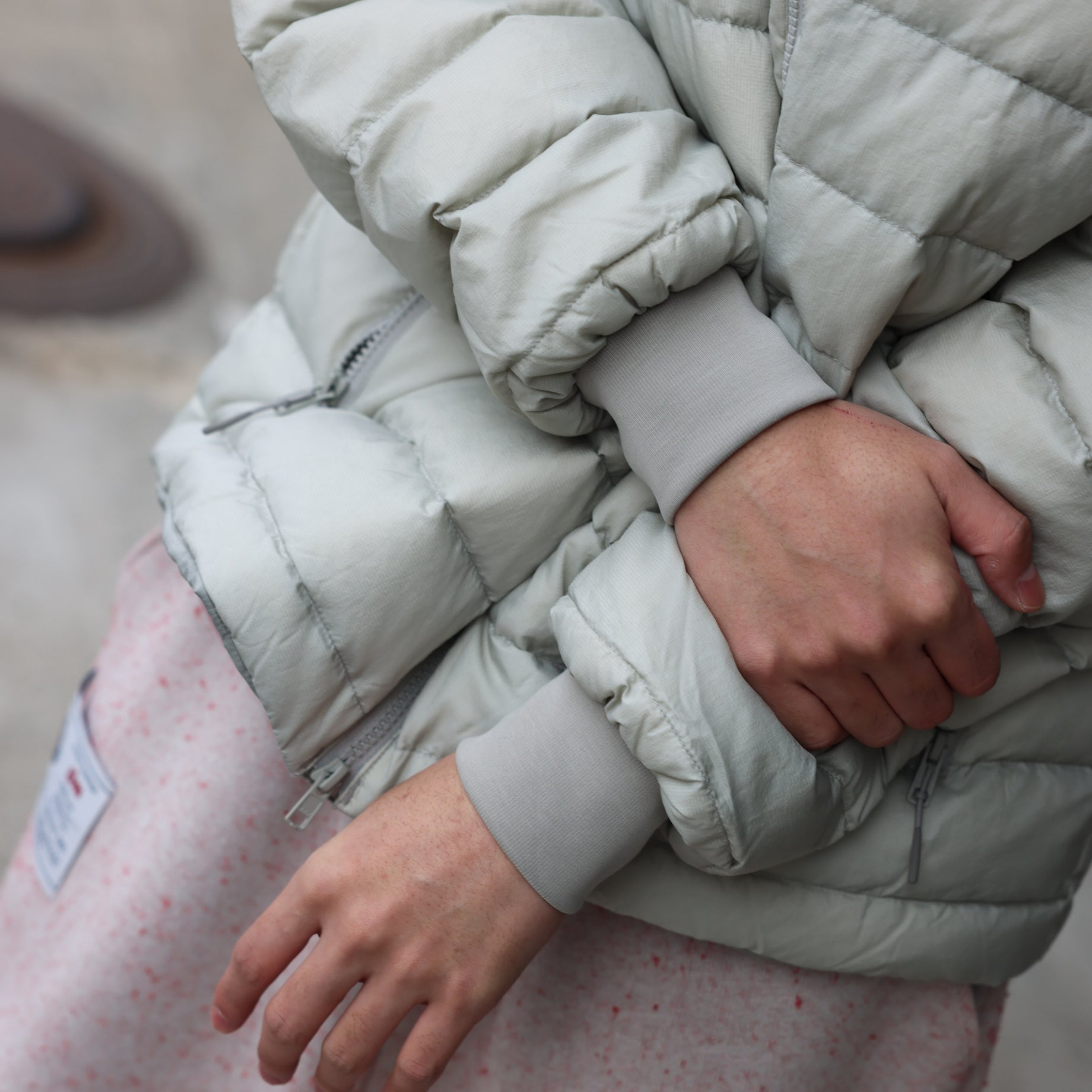 MIDDLE DOWN JACKET（LT.GRAY）