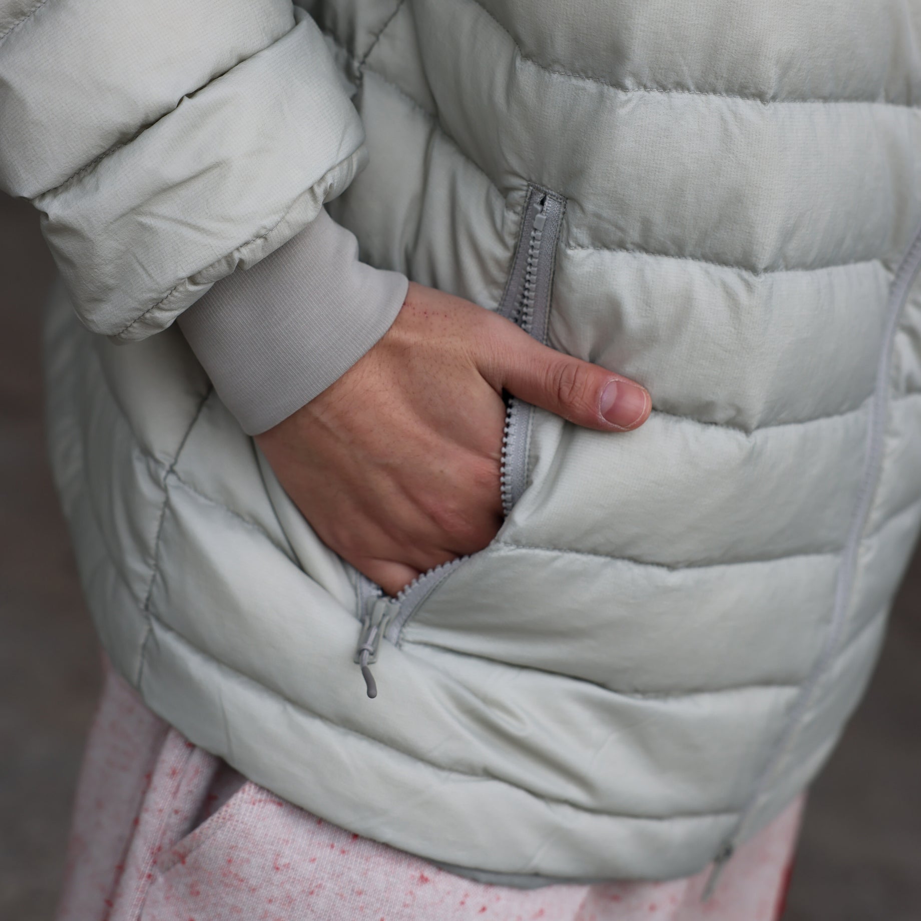 MIDDLE DOWN JACKET（LT.GRAY）