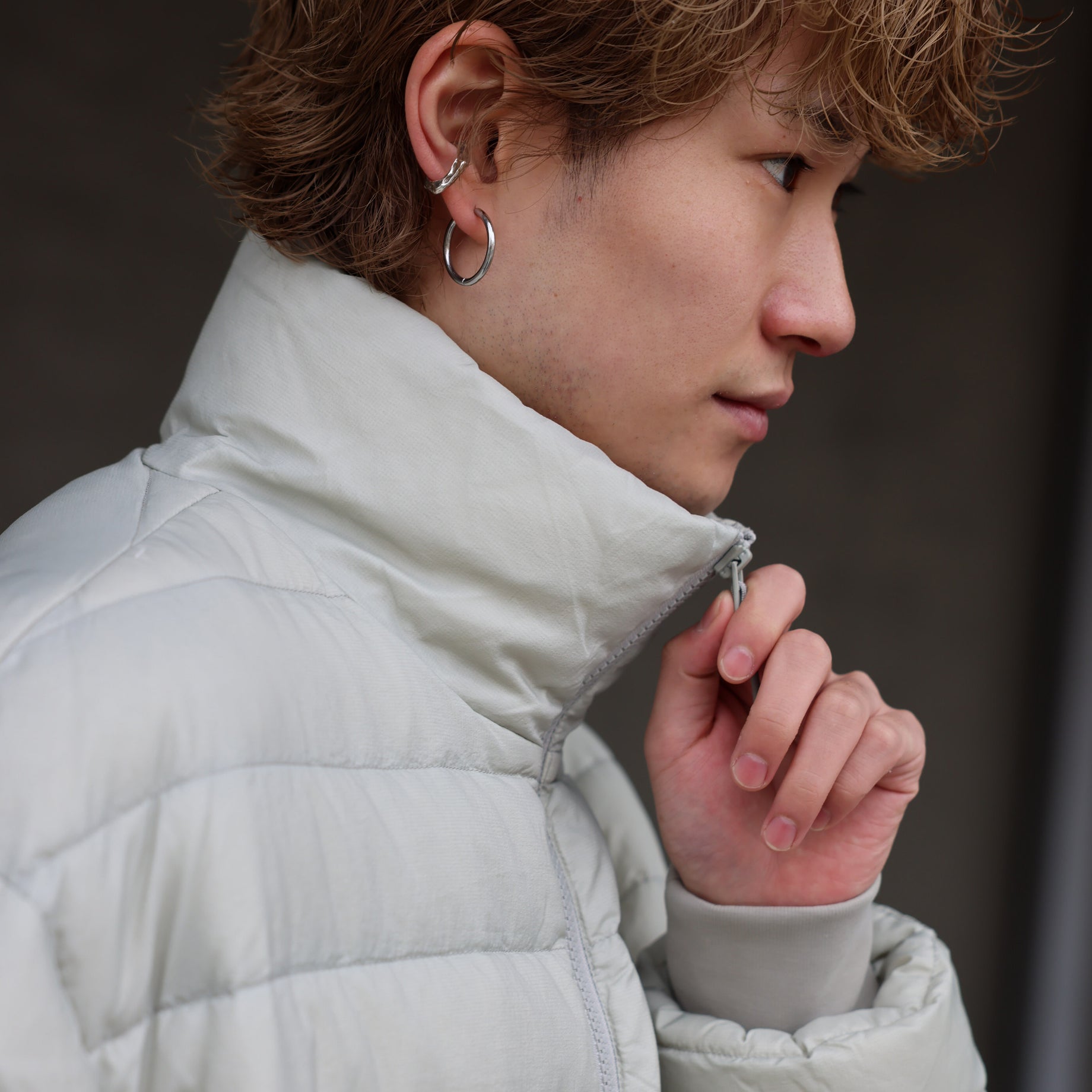 MIDDLE DOWN JACKET（LT.GRAY）