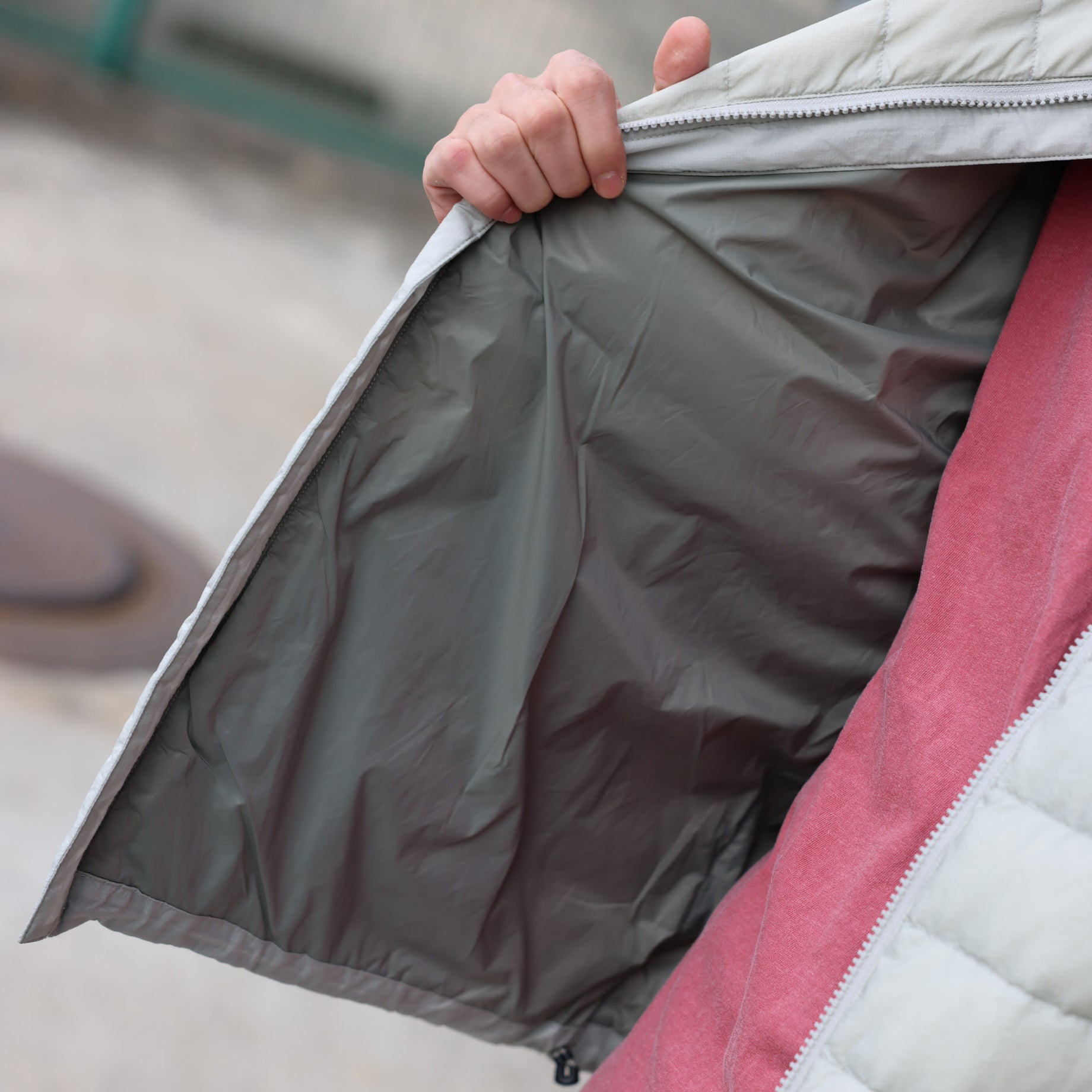 MIDDLE DOWN JACKET（LT.GRAY）