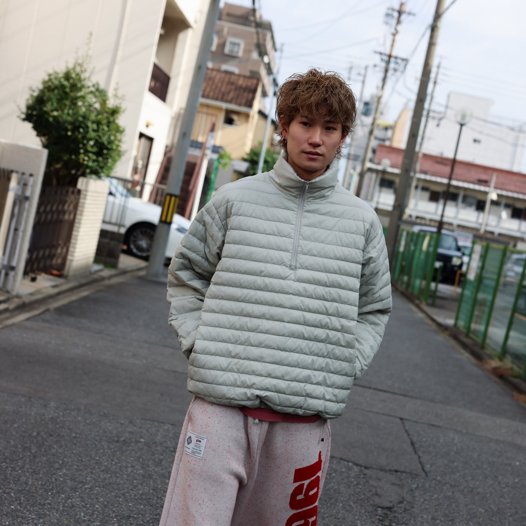 DOWN SWEATER（LT.GRAY）