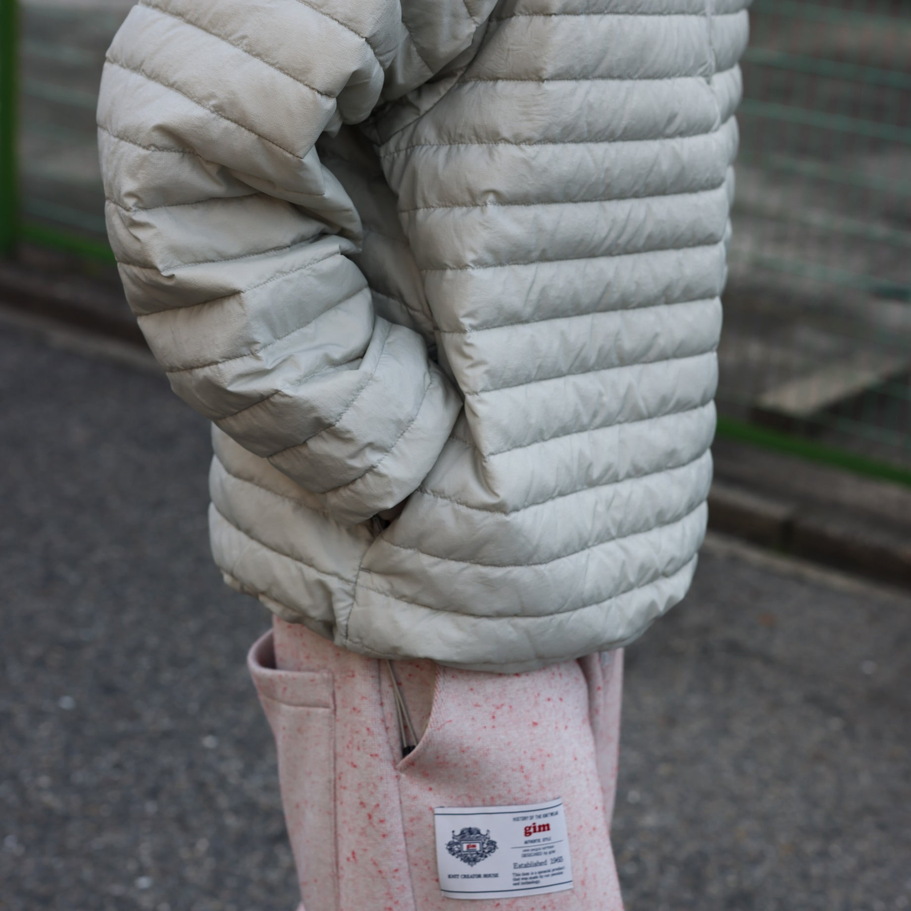 DOWN SWEATER（LT.GRAY）