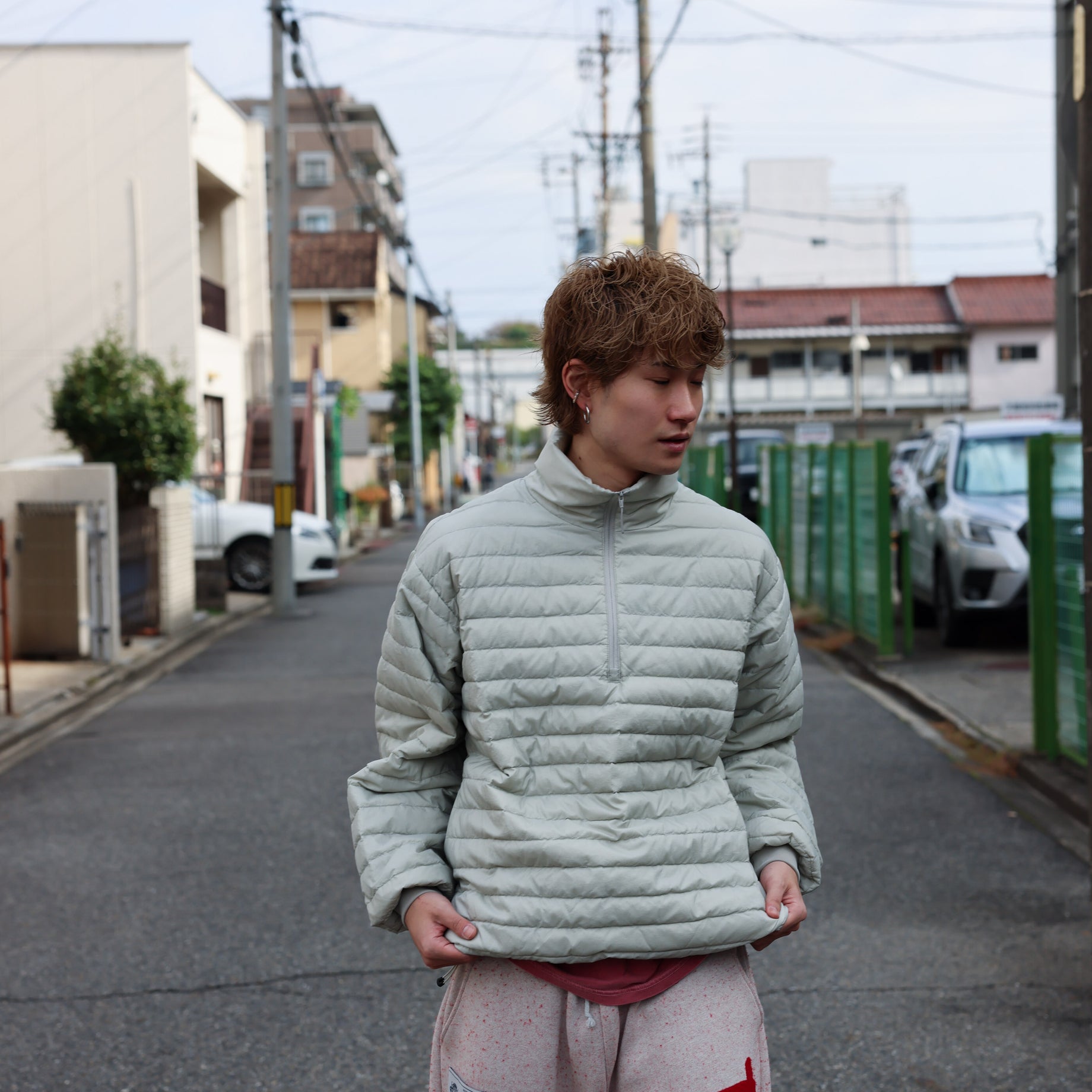 DOWN SWEATER（LT.GRAY）