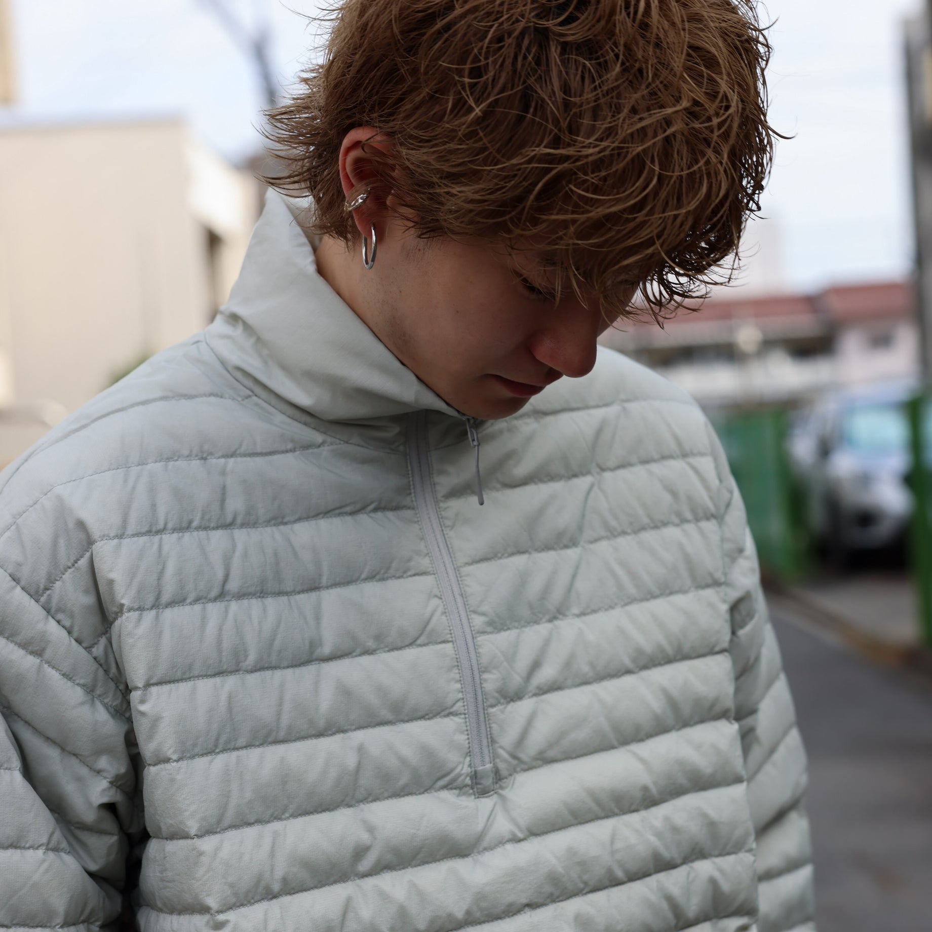 DOWN SWEATER（LT.GRAY）