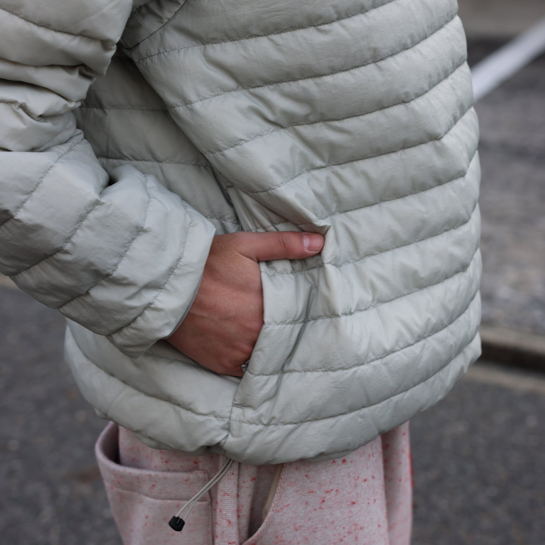 DOWN SWEATER（LT.GRAY）