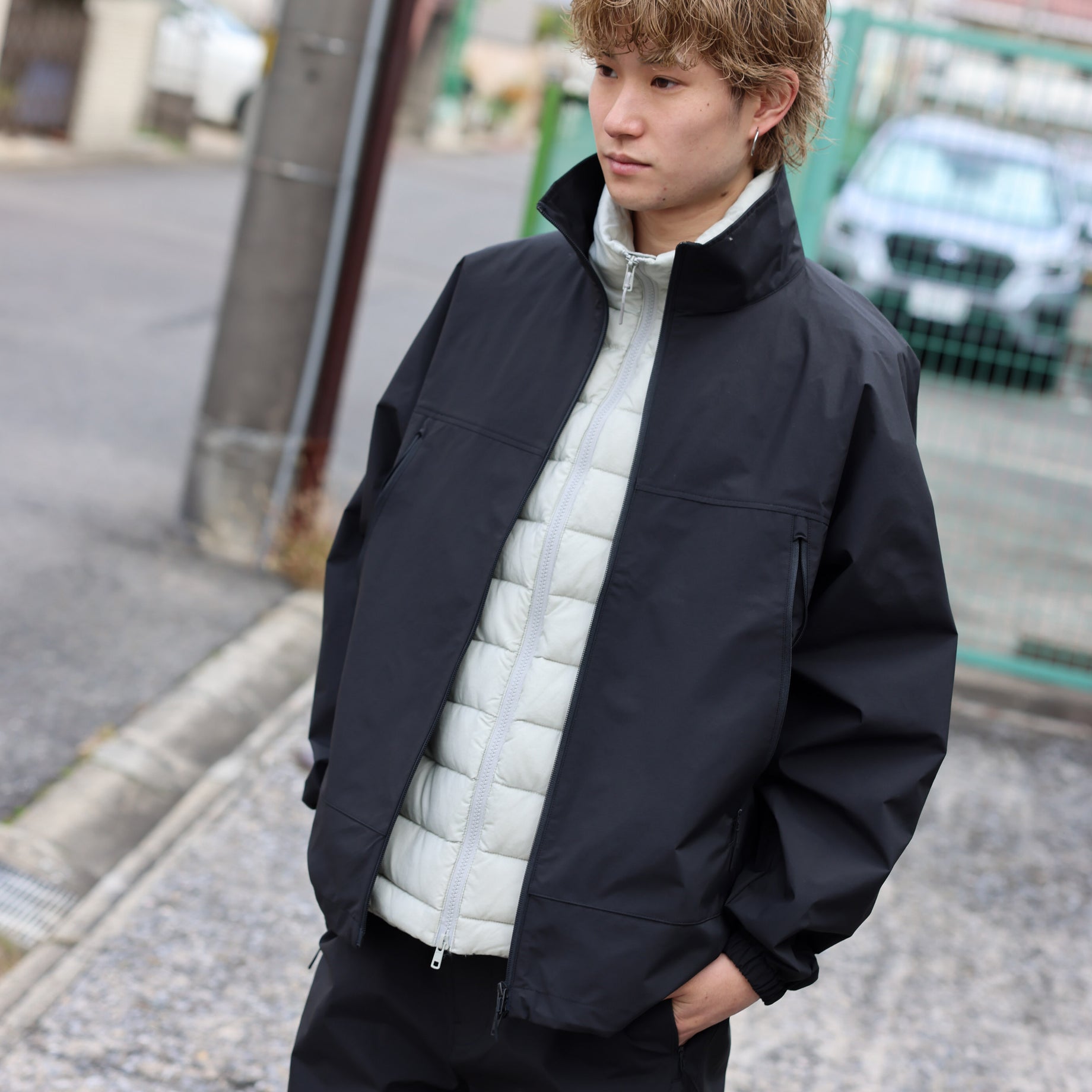 NYLON JACKET（BLACK）