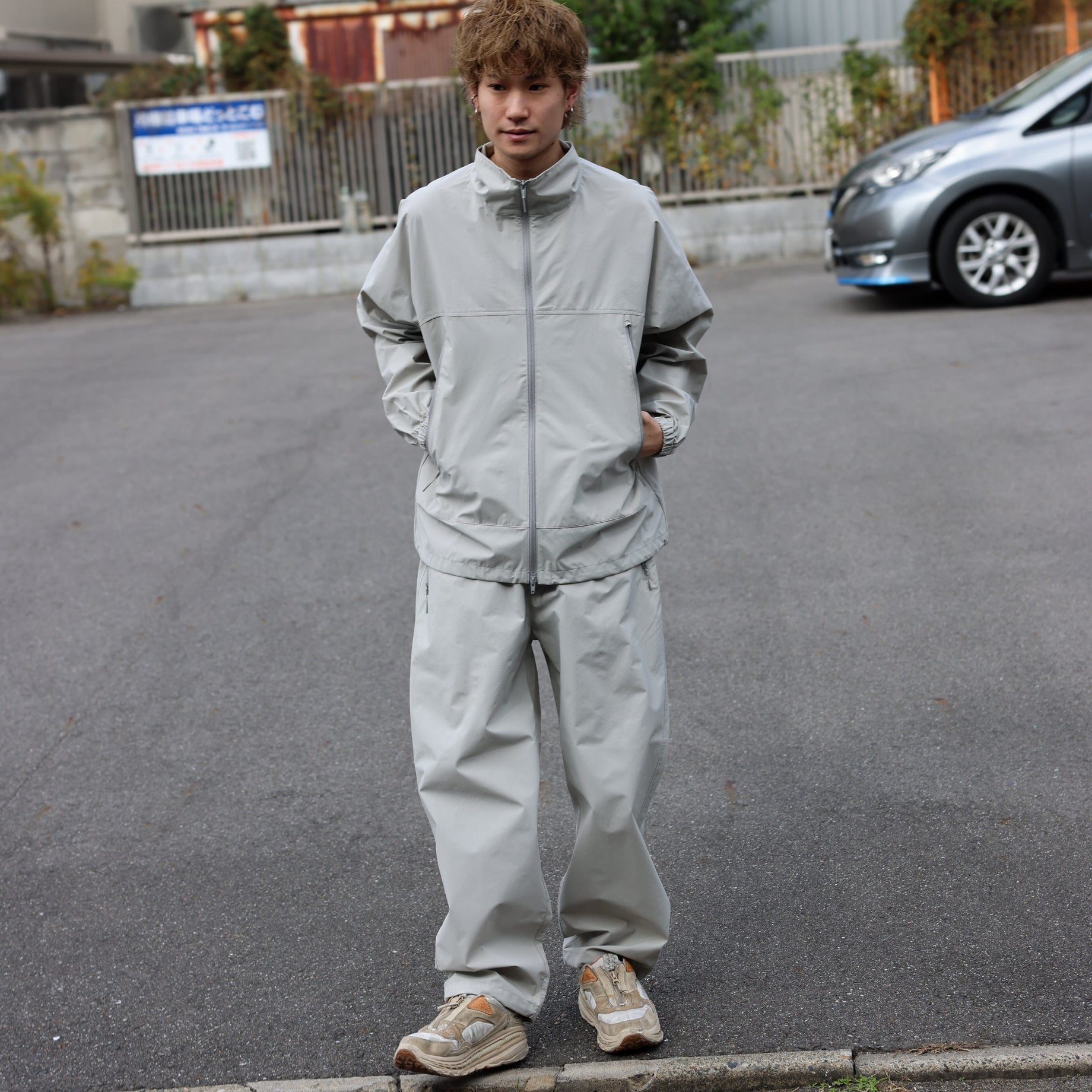 NYLON JACKET（LT.GRAY）