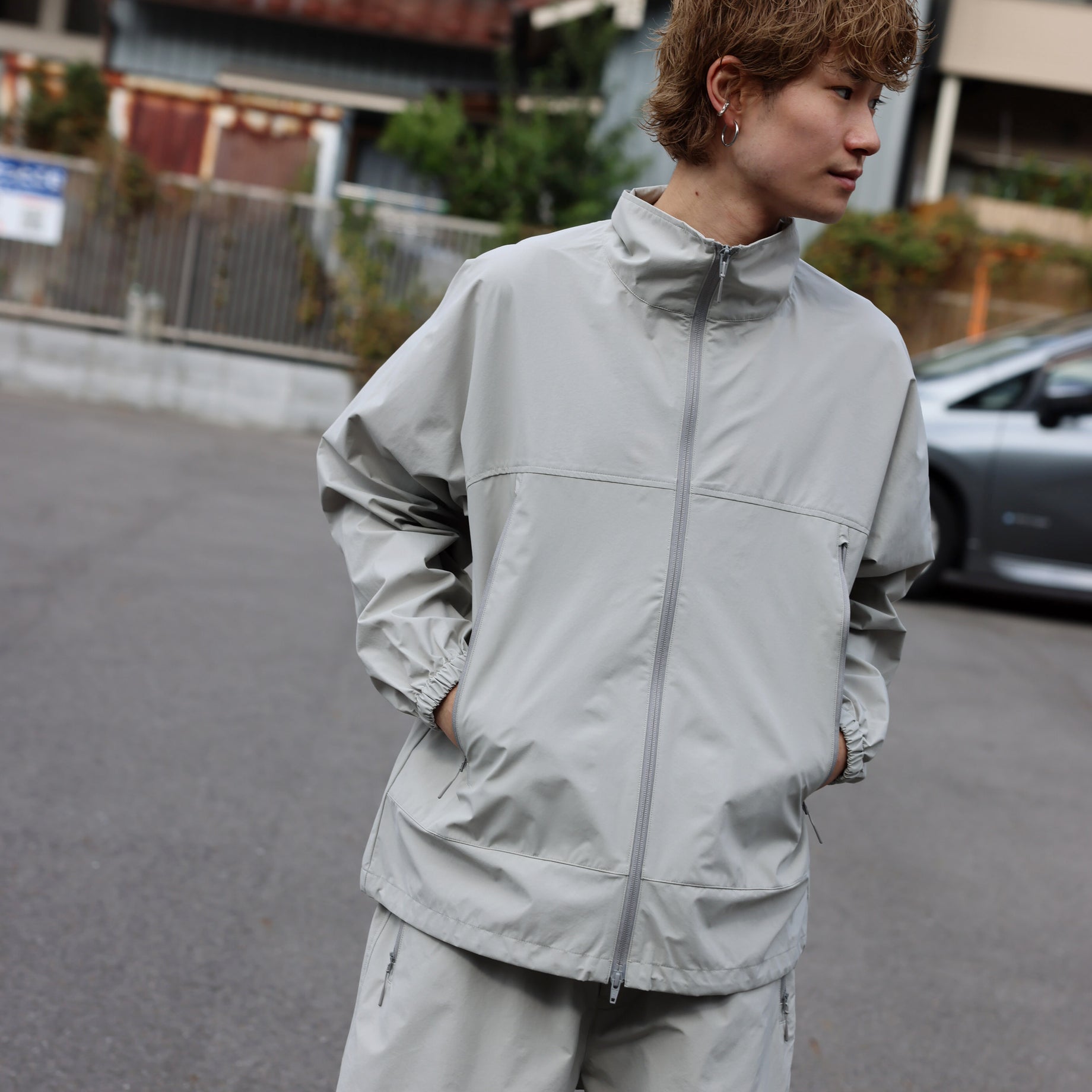 NYLON JACKET（LT.GRAY）