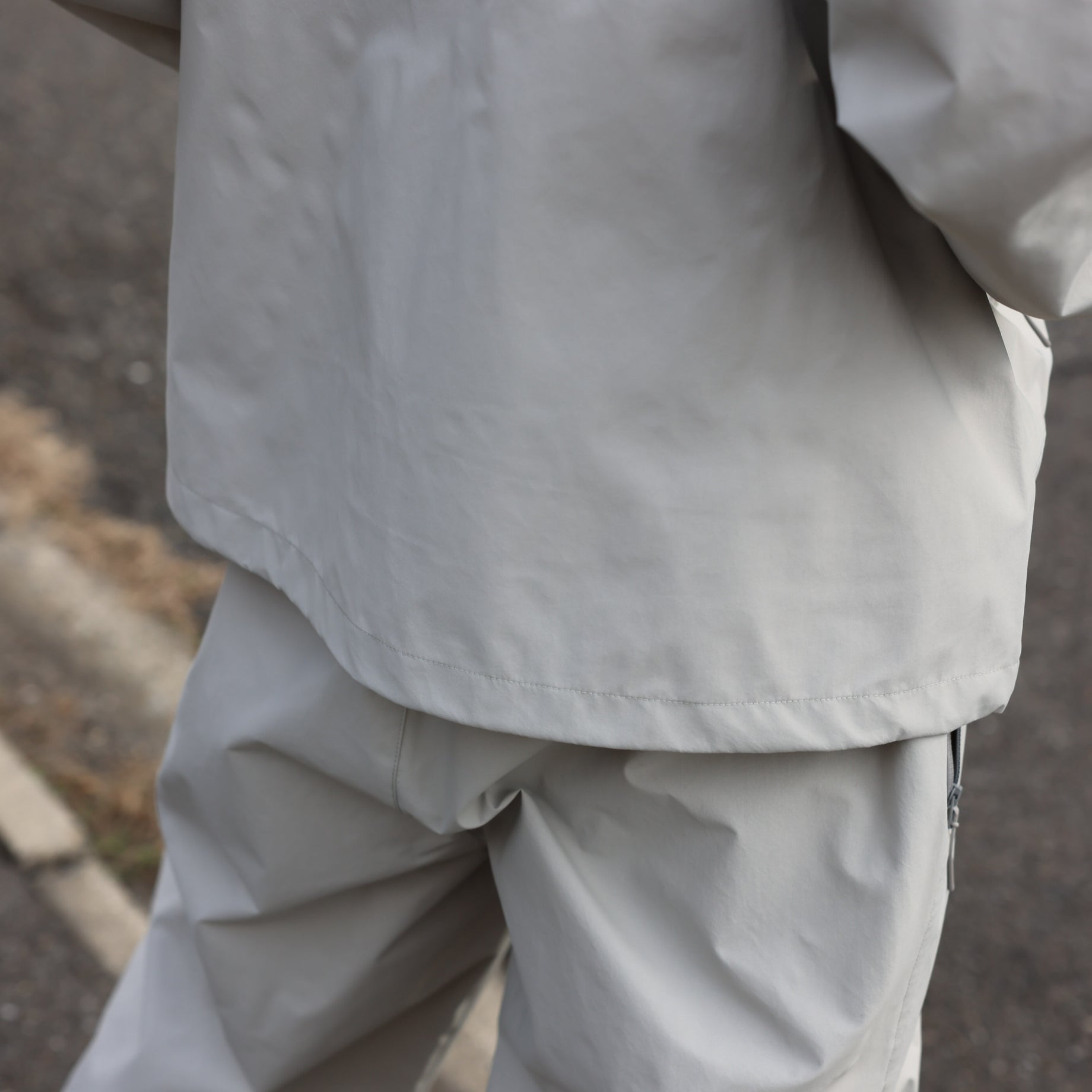 NYLON JACKET（LT.GRAY）