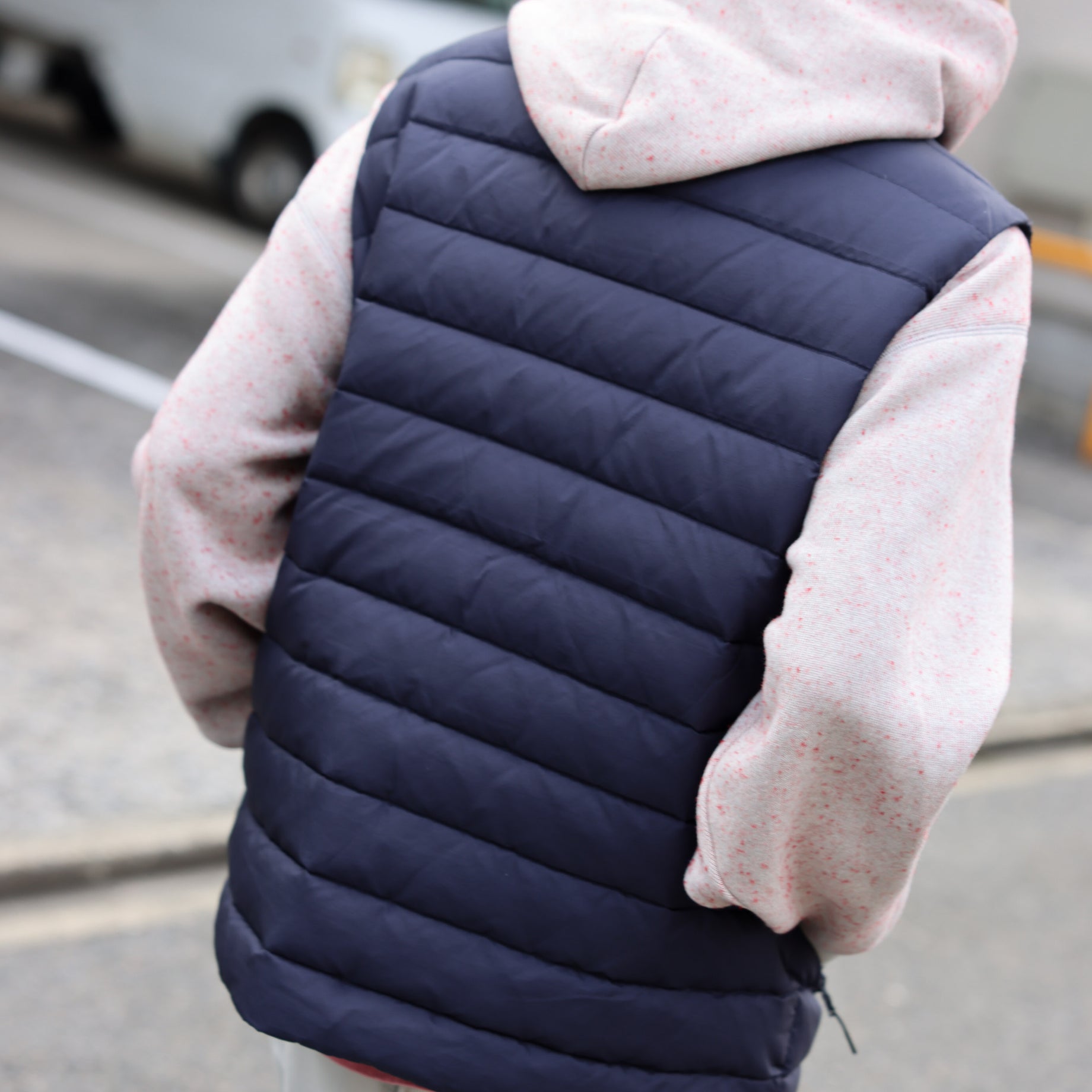 MIDDLE DOWN VEST（NAVY）