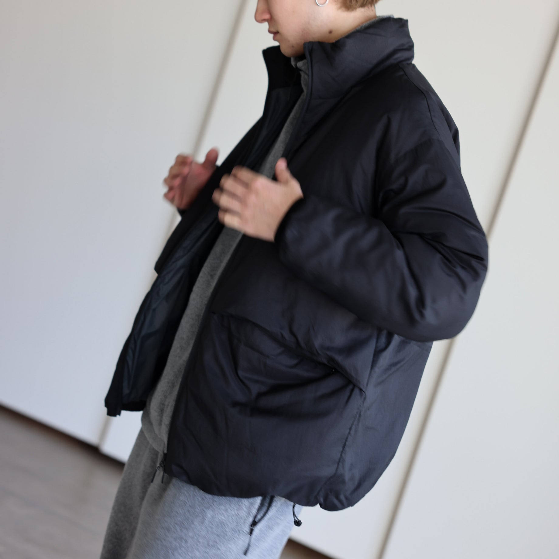LIGHT DOWN JACKET（BLACK）