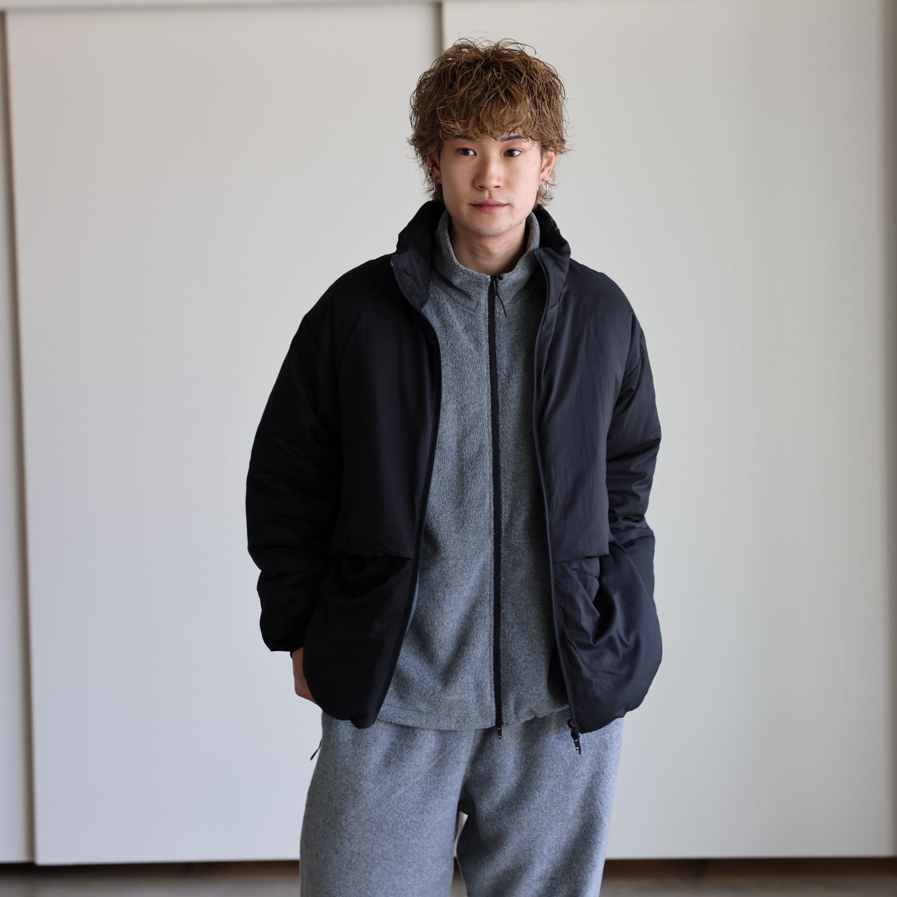 LIGHT DOWN JACKET（BLACK）