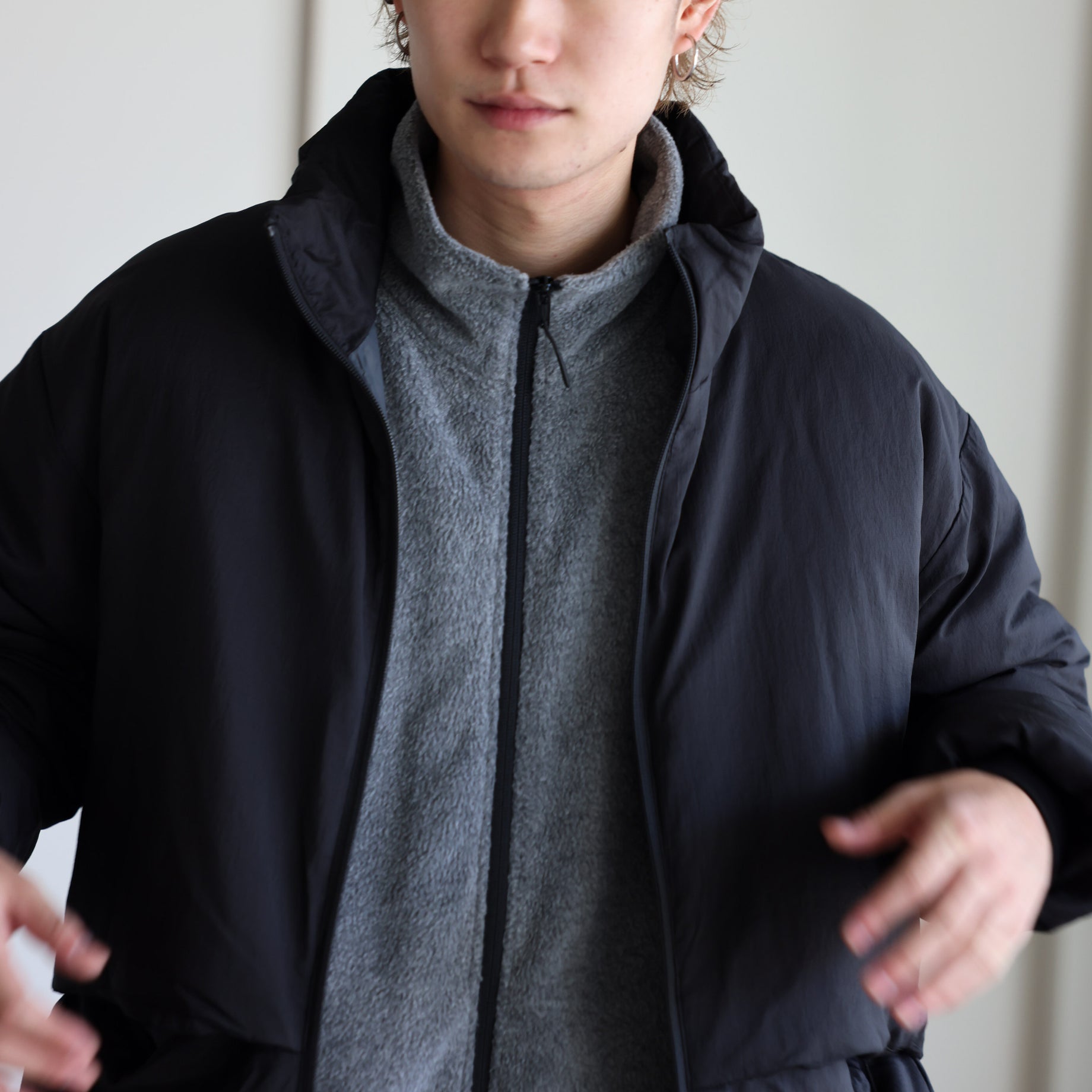 LIGHT DOWN JACKET（BLACK）