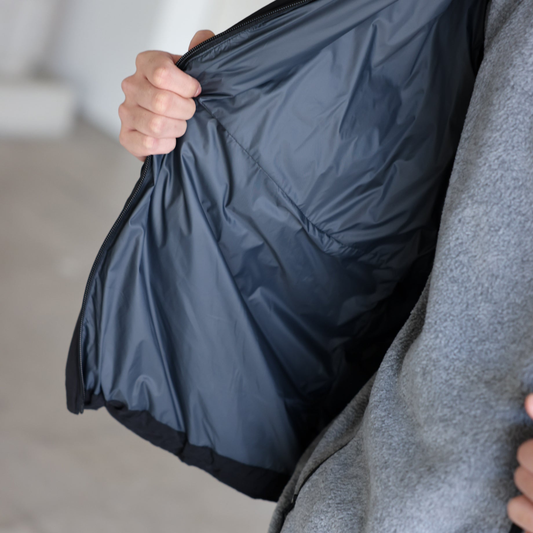 LIGHT DOWN JACKET（BLACK）