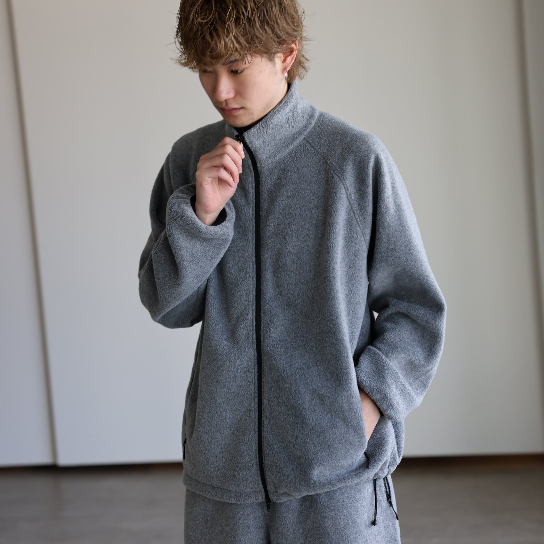 FLEECE JACKET（GRAY）