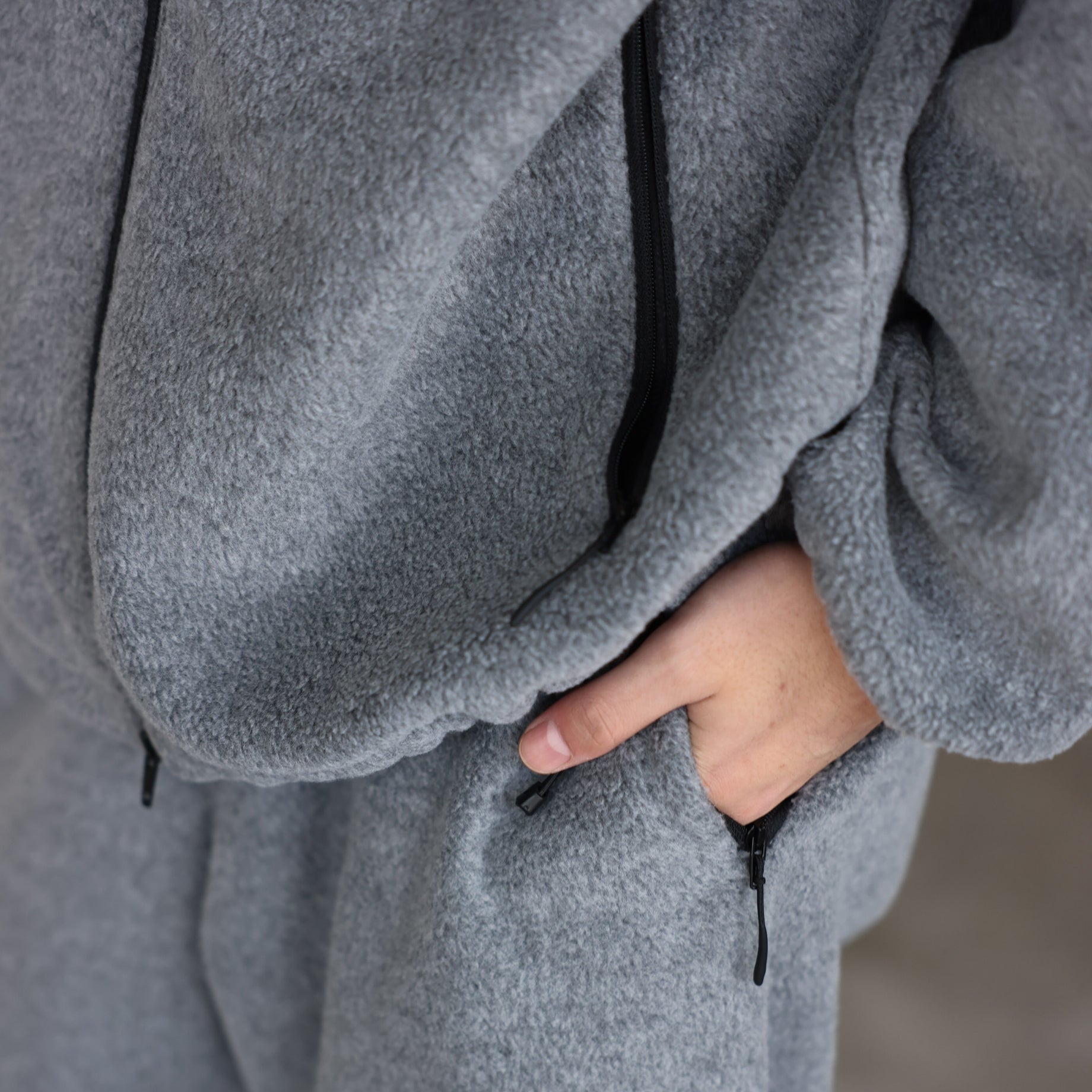 FLEECE PANTS（GRAY）