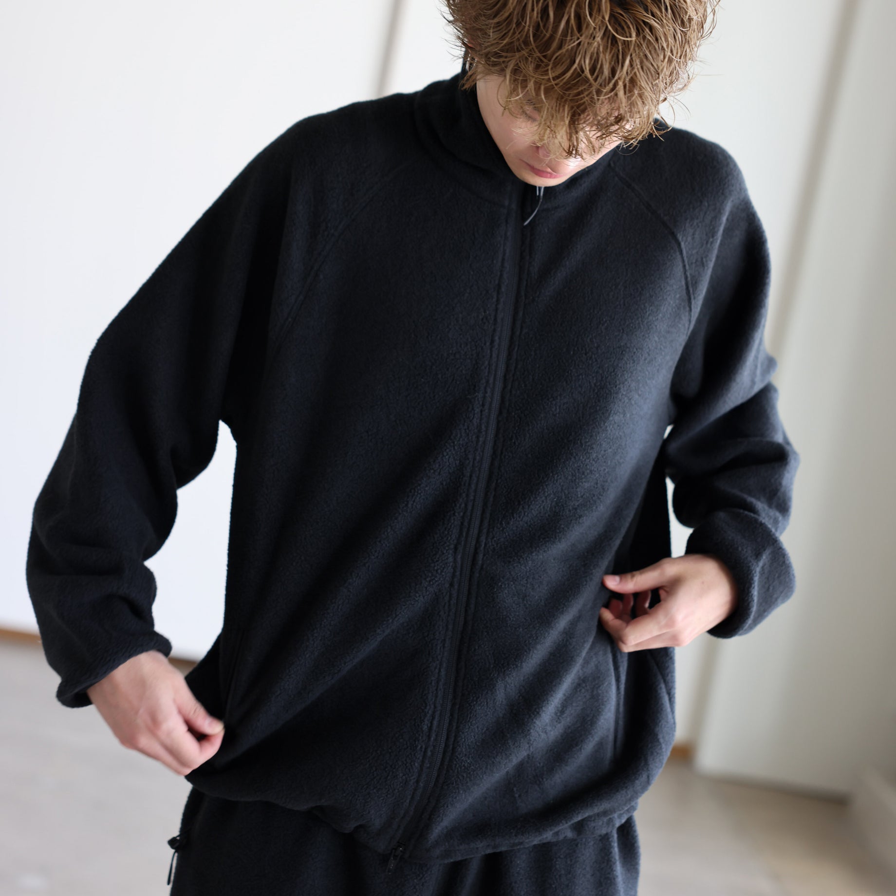 FLEECE JACKET（BLACK）