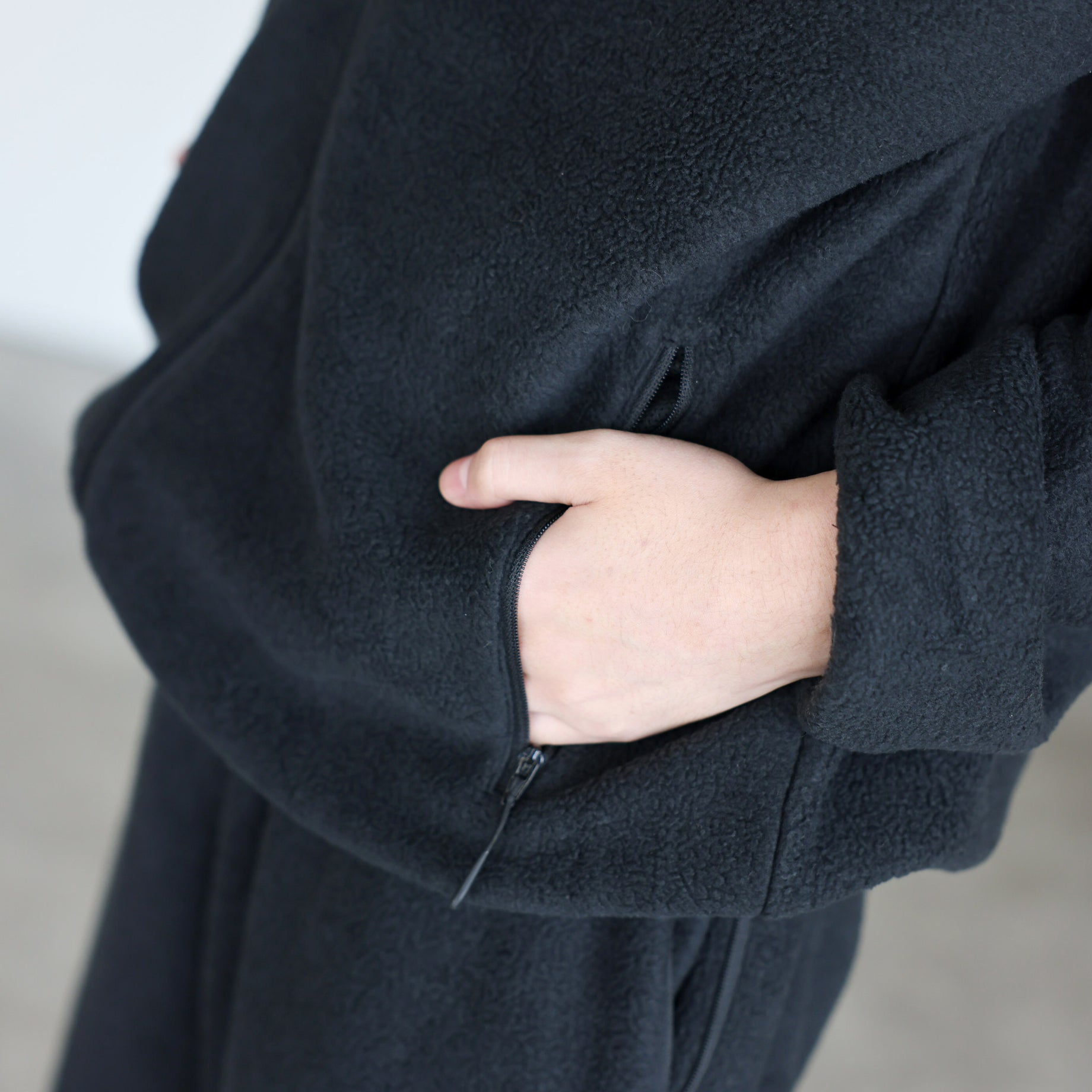 FLEECE JACKET（BLACK）
