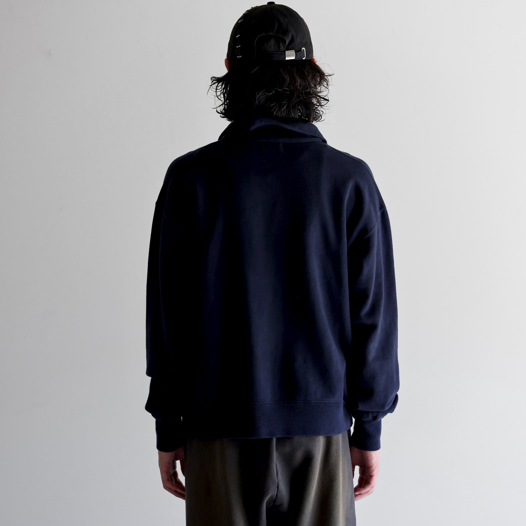 HALF ZIP SWEAT （D.NAVY）