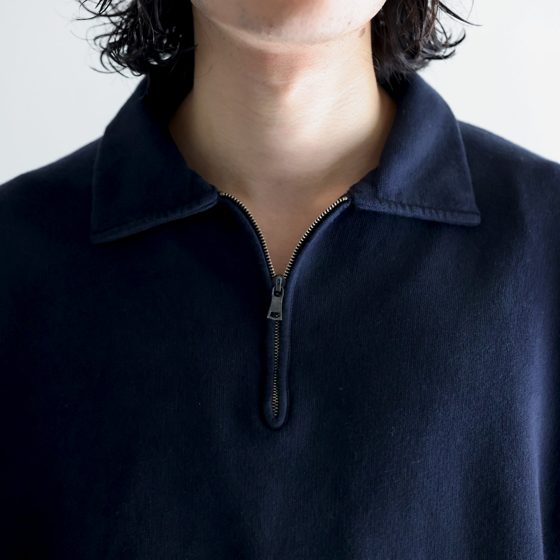 HALF ZIP SWEAT （D.NAVY）
